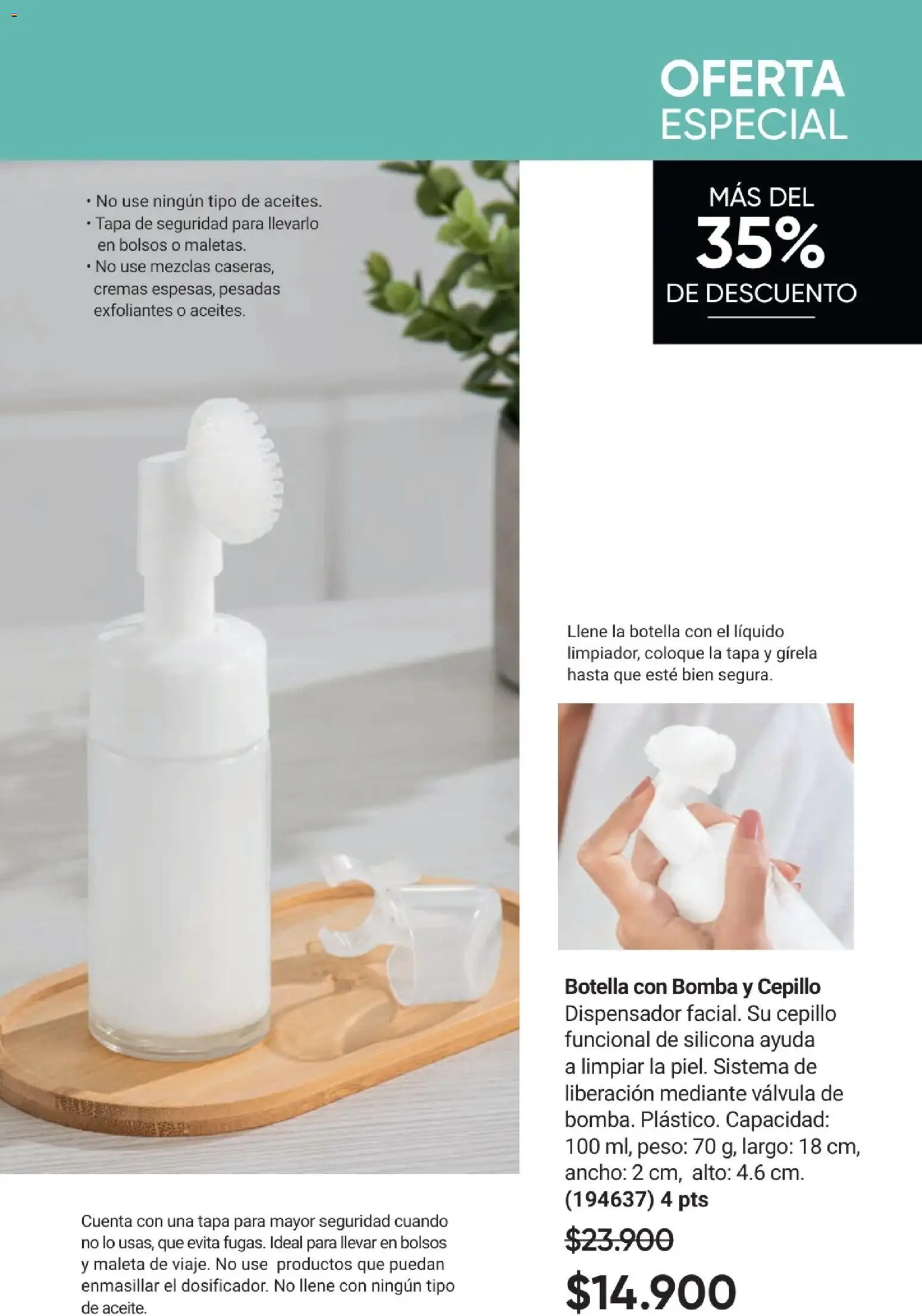 Avon revista - valida desde el 01.12.2025 | Página: 67 | Productos: Peso, Botella, Válvula, Dispensador