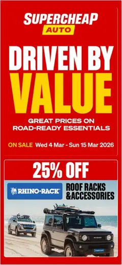 Preview of Supercheap Auto catalogue - valid from 04.03.2026