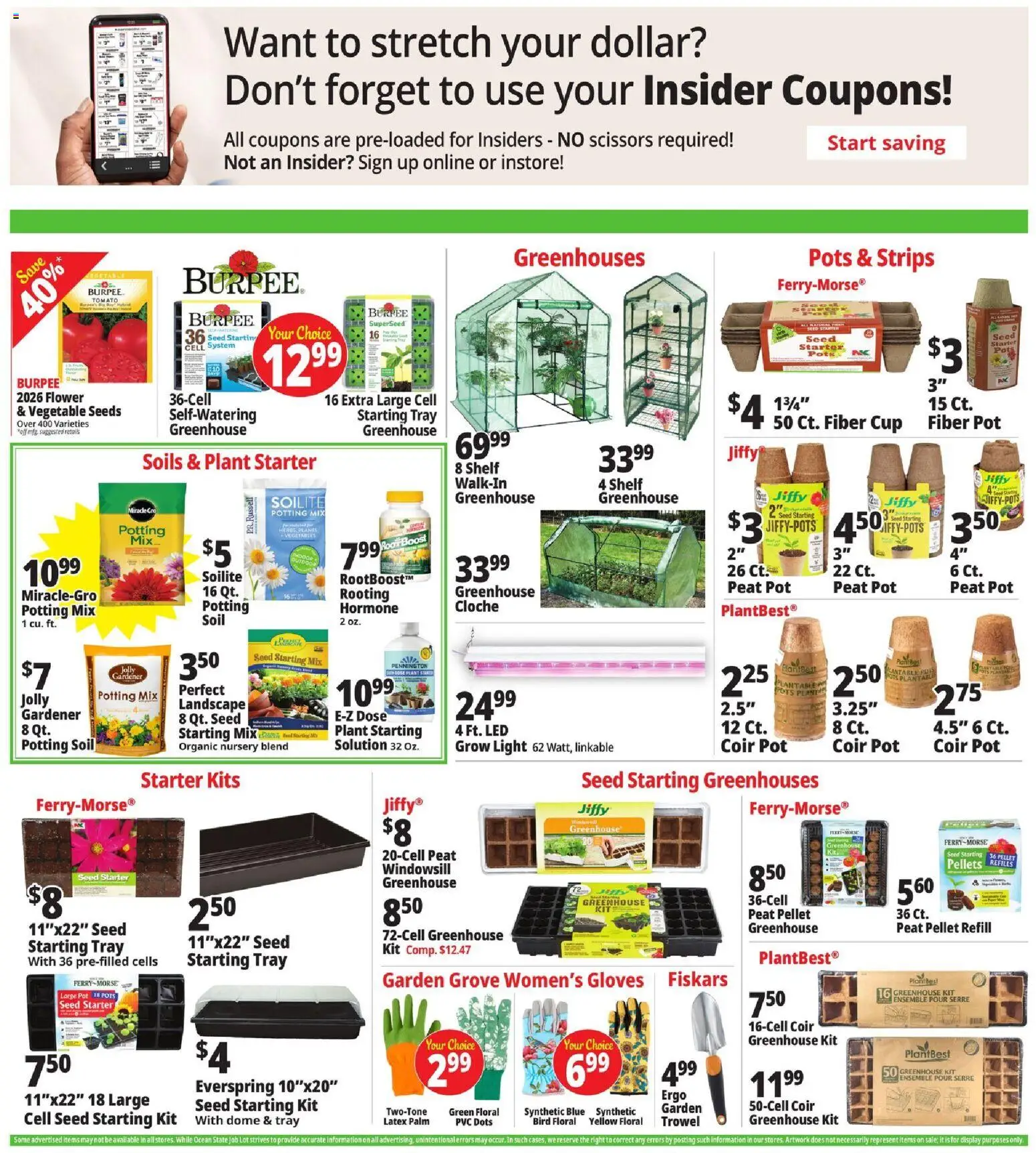 Ocean State Job Lot Weekly Ad - MA - valid from 26.02.2026 | Page: 7 | Products: Shelf, Nuts, Starter, Gloves