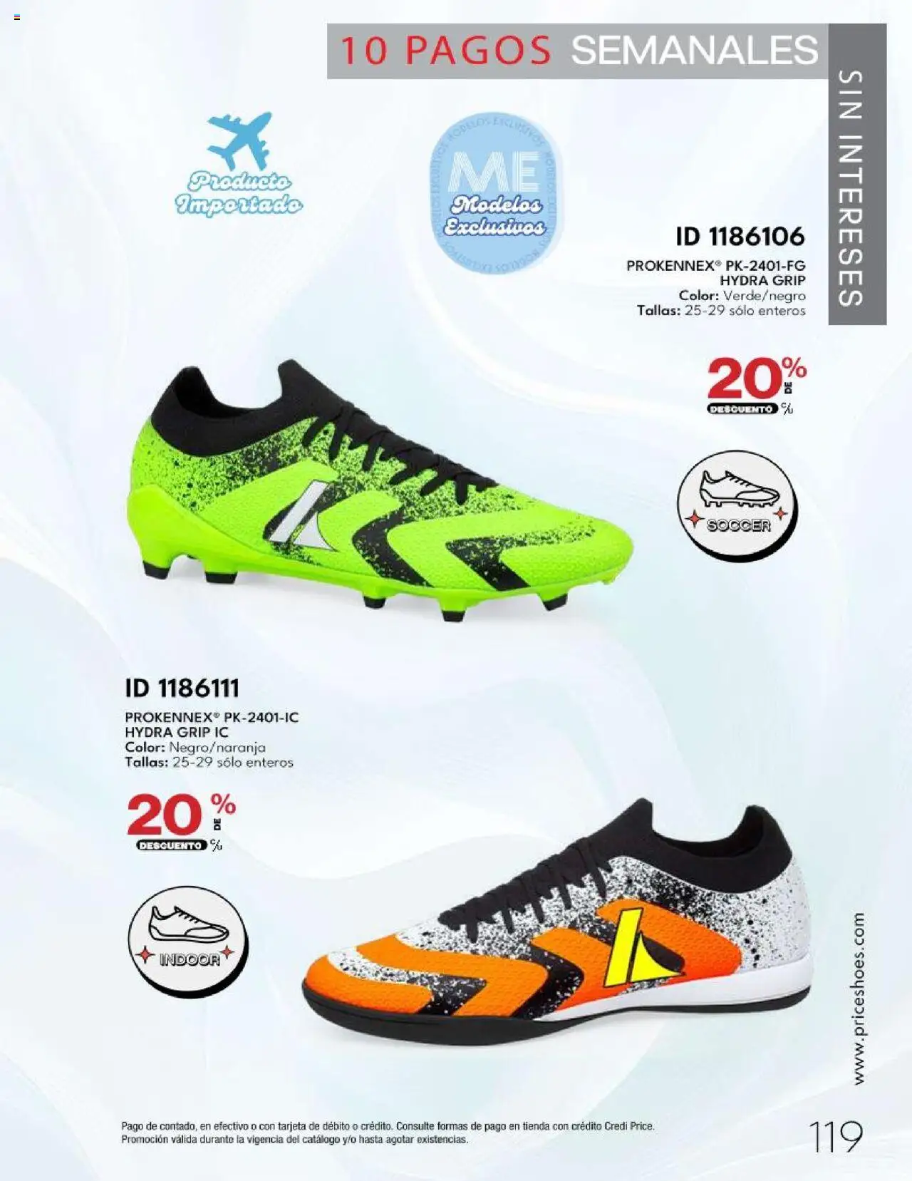 Nuevas ofertas de Price Shoes válidas en toda la República Mexicana desde el 14.10.2025. ¡Encuentra las mejores ofertas en Price Shoes - Catálogo - 10 Pagos sin Intereses! | Página: 119