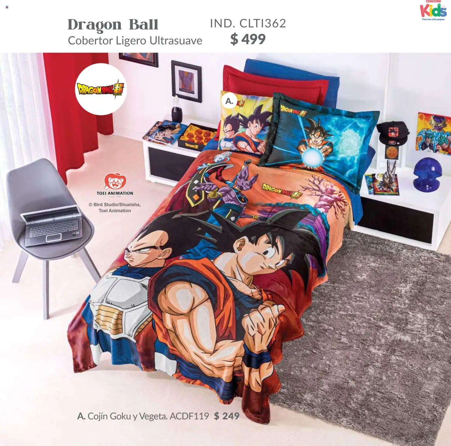 Nuevas ofertas de Colchas Concord válidas en toda la República Mexicana desde el 01.02.2026. ¡Encuentra las mejores ofertas en Colchas Concord catálogo Kids! | Página: 76 | Productos: Cobertor