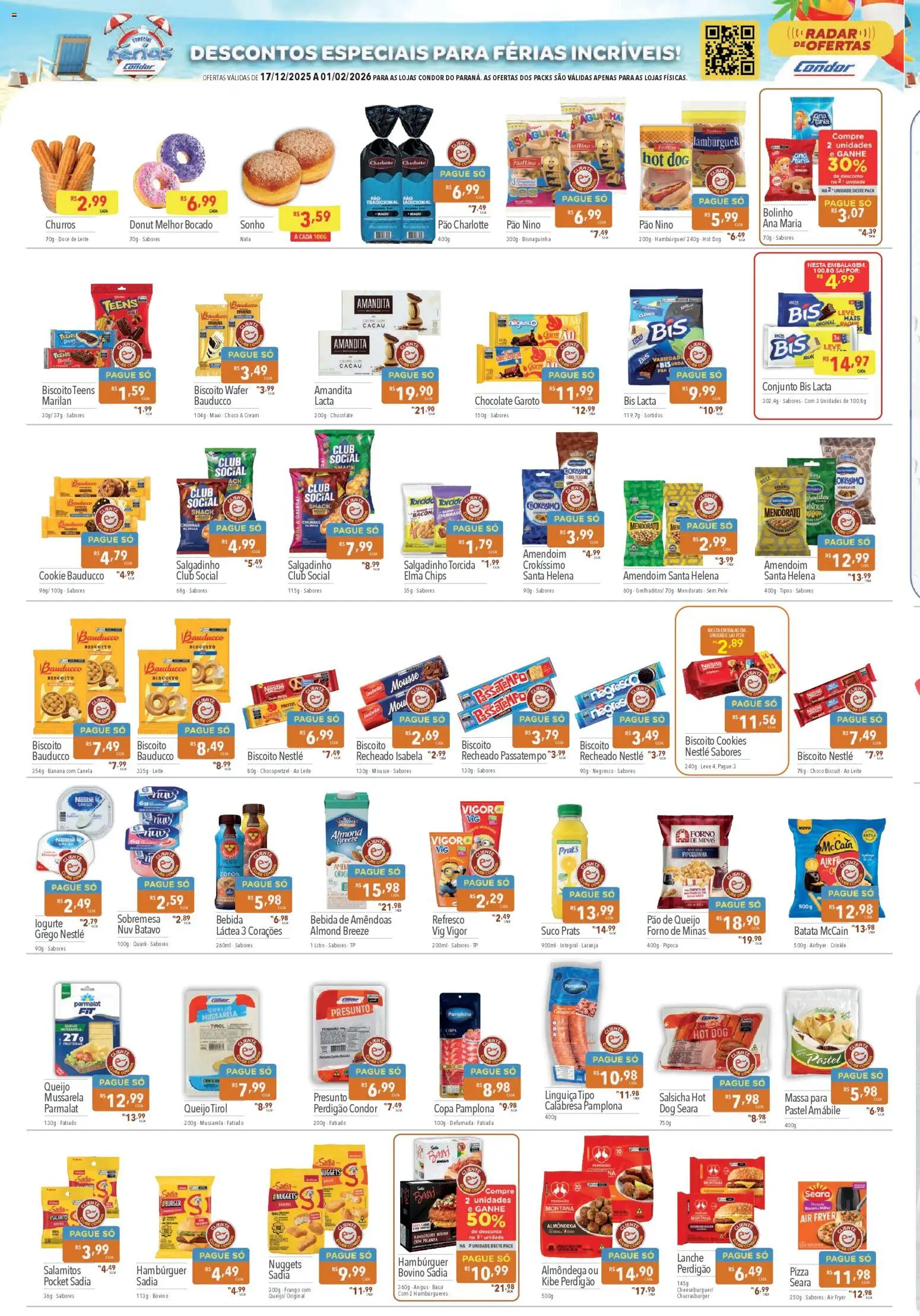 Supermercados Condor Folheto - válido de 17.01.2025 | Página: 2 | Produtos: Picanha, Pão, Copa, Mussarela