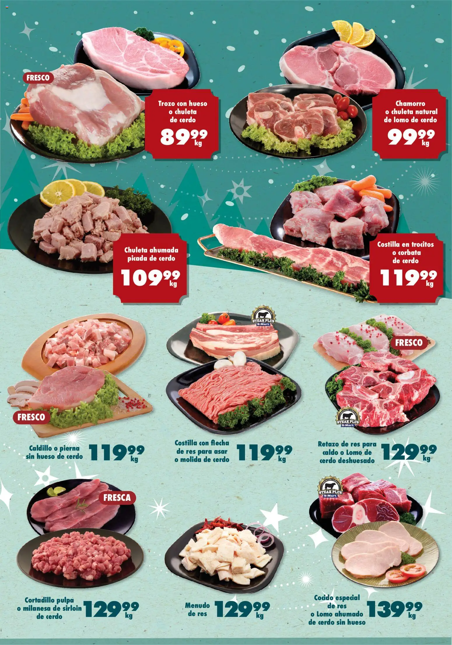 Nuevas ofertas de S-Mart válidas en toda la República Mexicana desde el 04.11.2025. ¡Encuentra las mejores ofertas en S-Mart folleto Ofertas de Feria Chihuahua! | Página: 3 | Productos: Milanesa, Cerdo, Res, Corbata