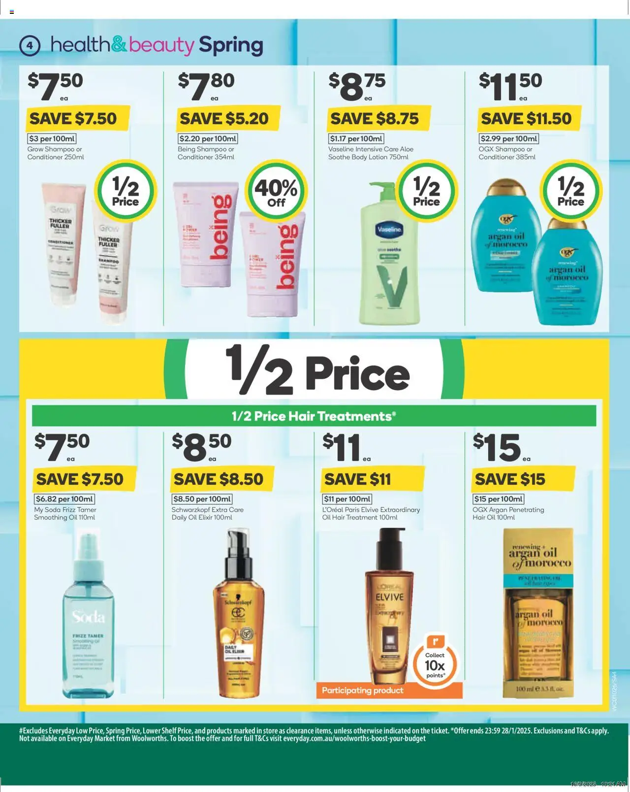Woolworths catalogue - valid from 01.10.2025 | Page: 5 | Products: Conditioner, Lotion, Body lotion, Treatment