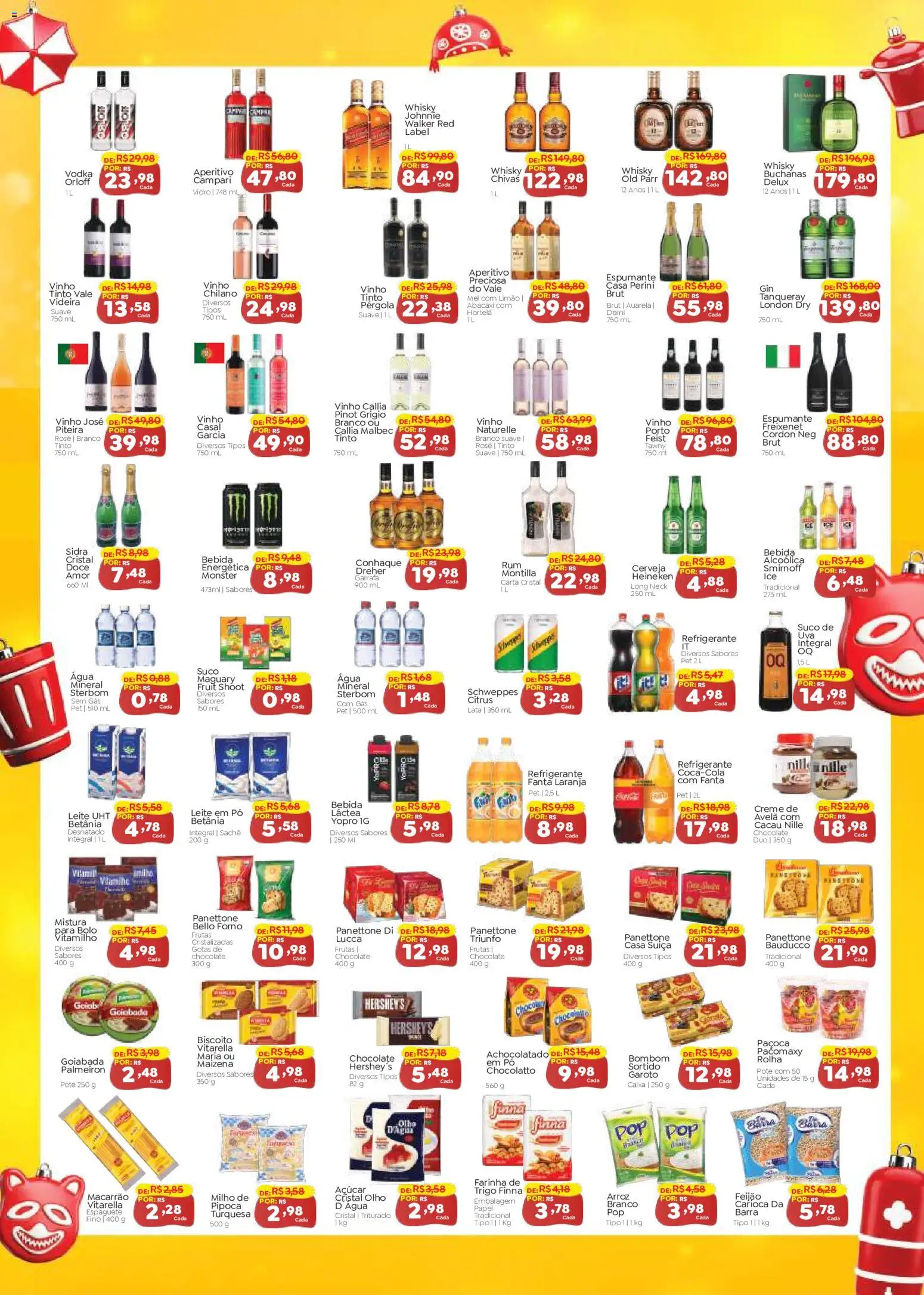 Novo Atacarejo Folheto - válido de 19.12.2025 | Página: 2 | Produtos: Espaguete, Pó, Conhaque, Macarrão