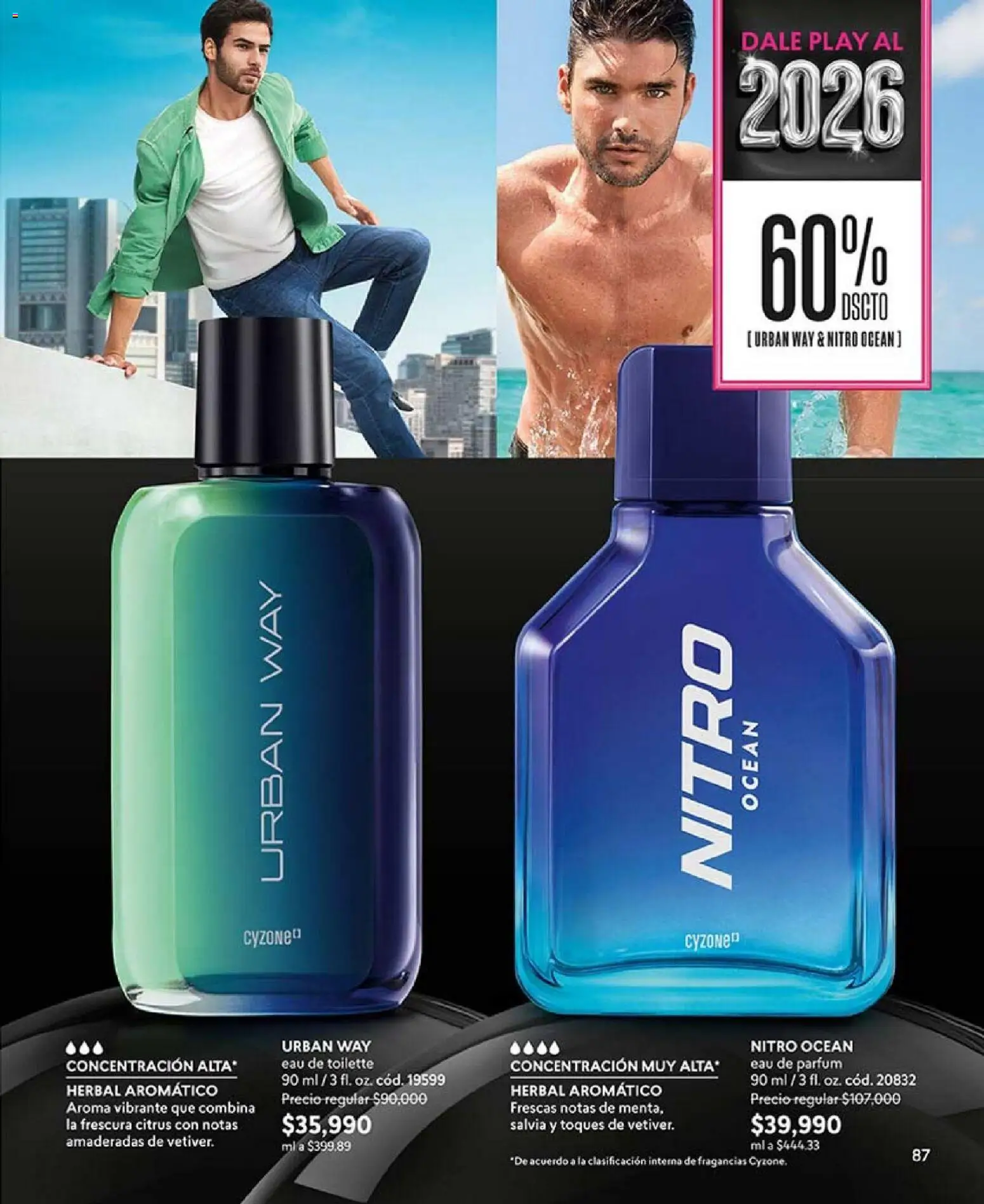 CyZone revista - valida desde el 01.01.2026 | Página: 87 | Productos: Eau de toilette