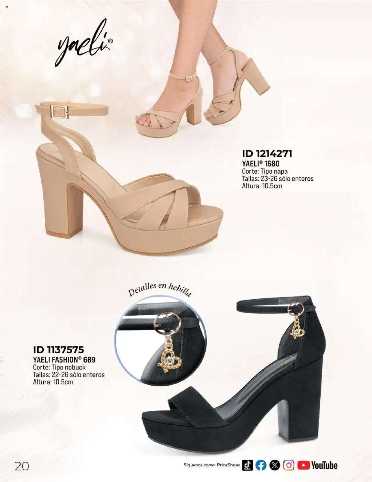 Nuevas ofertas de Price Shoes válidas en toda la República Mexicana desde el 05.05.2025. ¡Encuentra las mejores ofertas en Price Shoes catálogo Todo En 1 2025! | Página: 20 | Productos: Hebilla