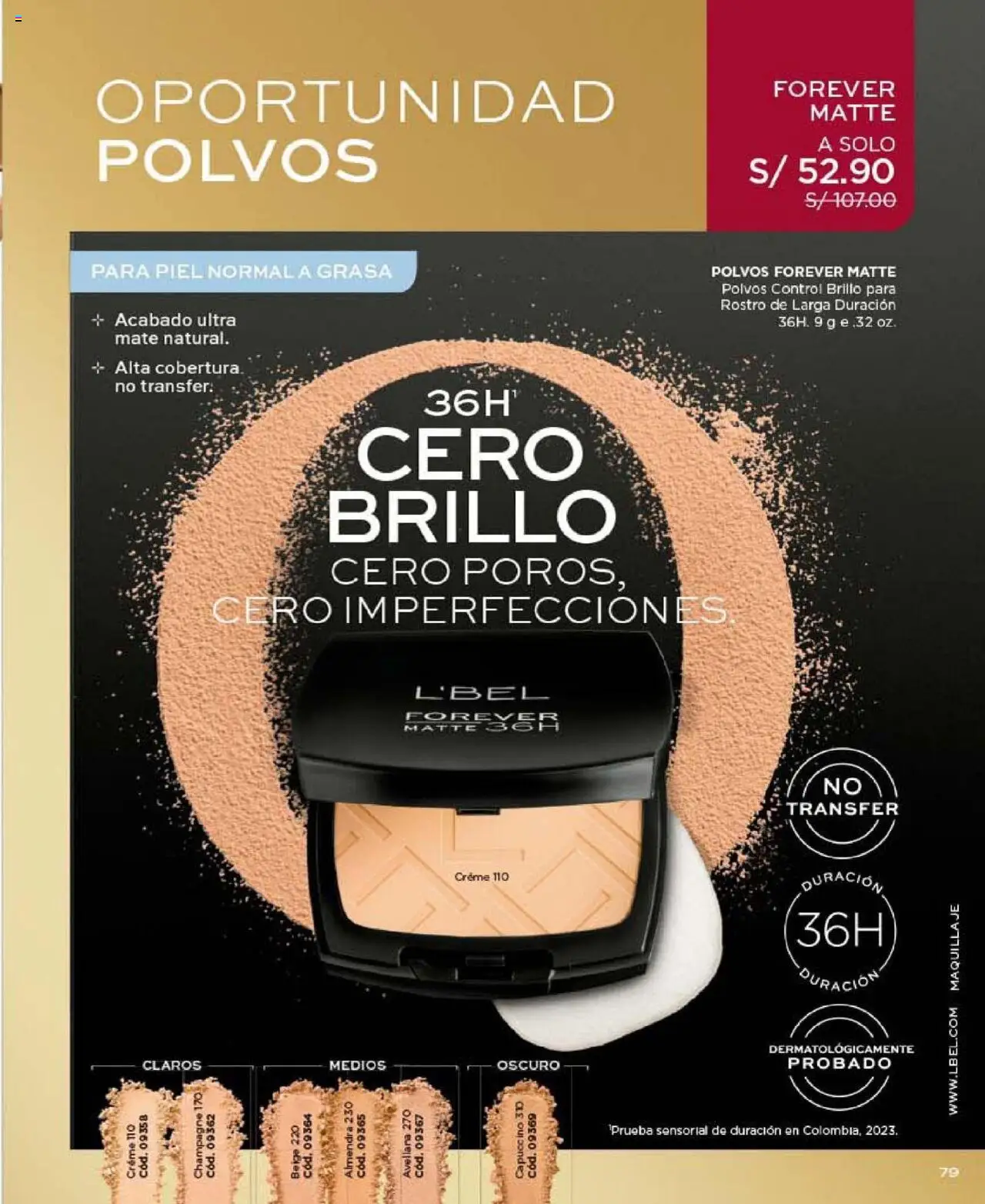 Catálogo L'Bel válido desde 24.10.2025 | Página: 79 | Productos: Maquillaje