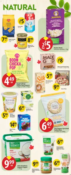 Preview of Save on foods weekly flyer / circulaire from shop Save on foods valid from 23.04.2026 | Page: 22 | Products: Tea, Milk, Yogurt, Pizza