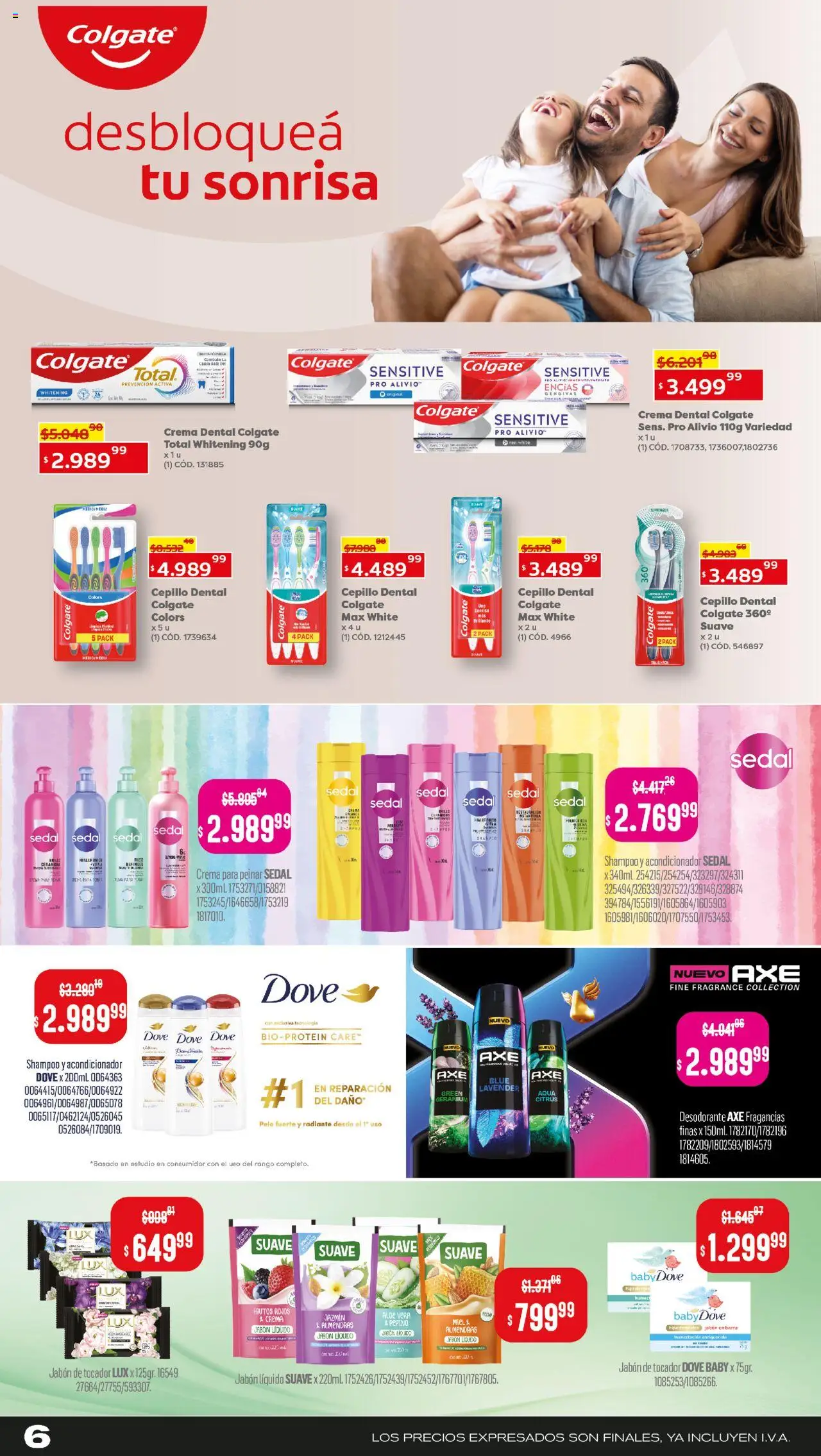 Makro ofertas Especiales │ válido desde el 14.08.2025 | Página: 6 | Productos: Cepillo, Jabón, Huevo, Radiante