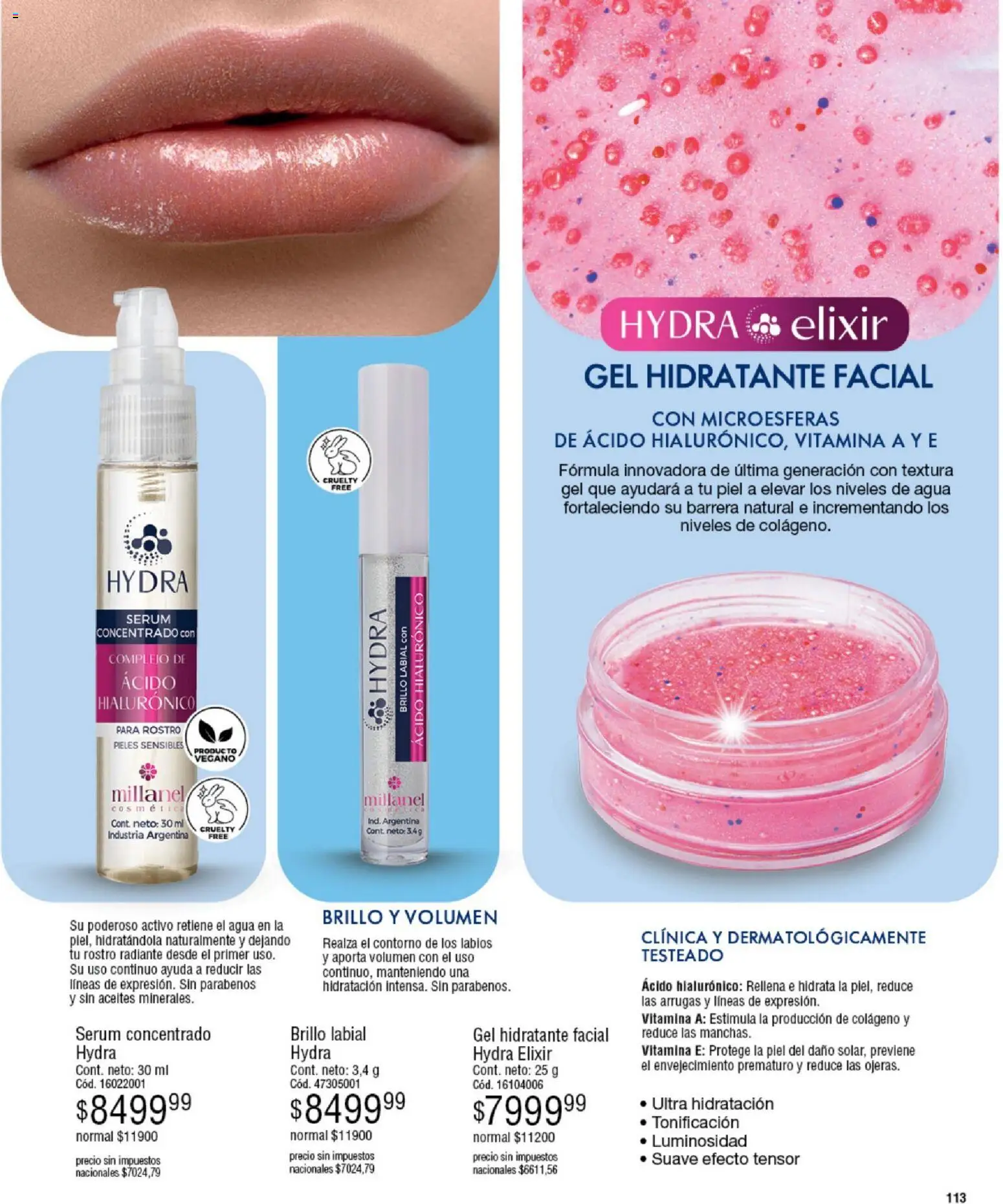 Millanel - Catálogo │ válido desde el 08.12.2025 | Página: 137 | Productos: Serum, Contorno, Agua, Radiante