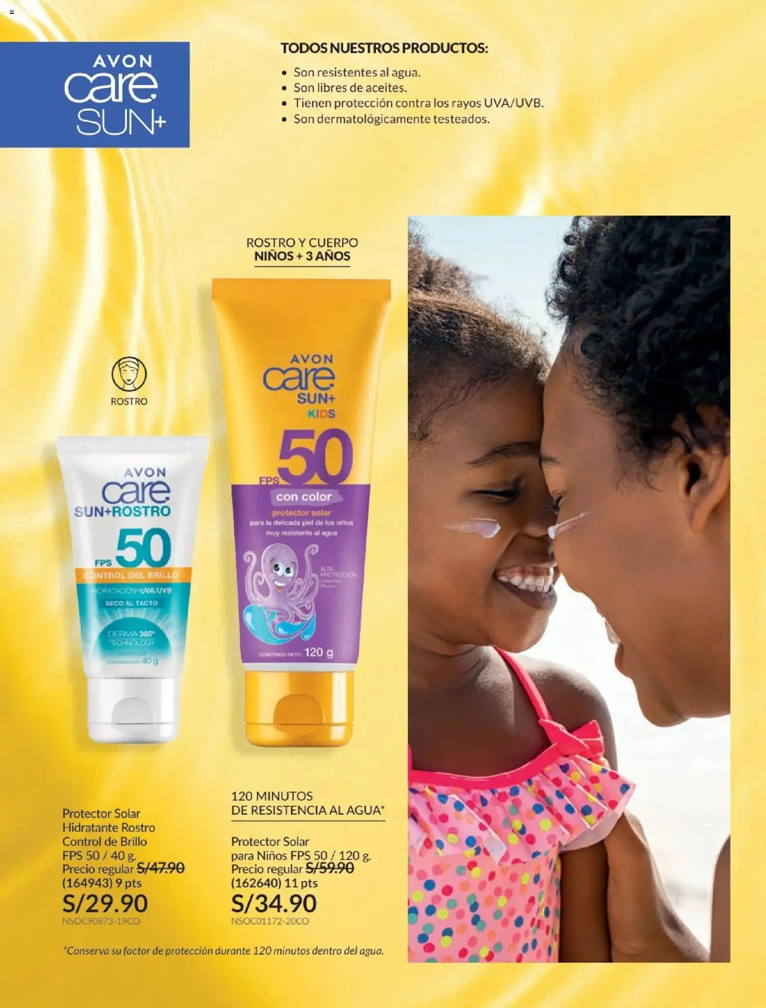 Catálogo Avon válido desde 21.04.2026 | Página: 160 | Productos: Protector solar