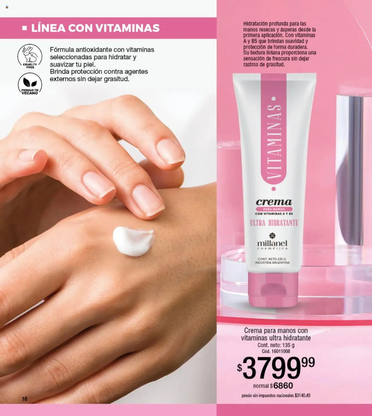 Millanel - Catálogo │ válido desde el 20.10.2025 | Página: 10 | Productos: Vitaminas, Crema
