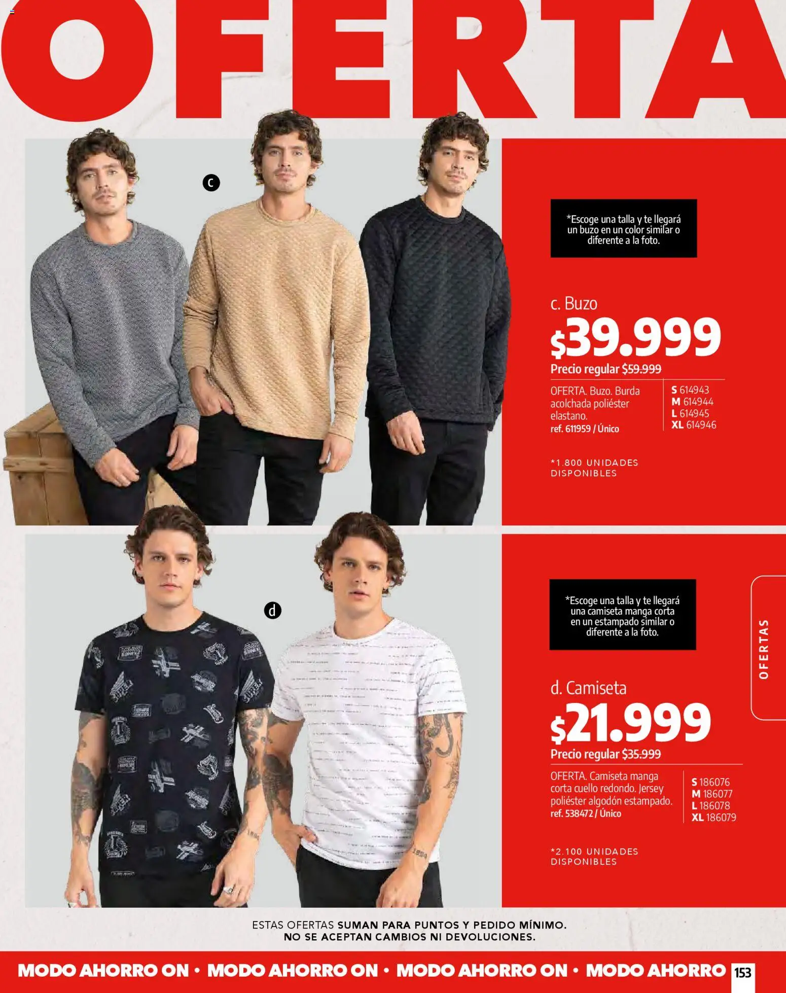 Pacifika revista - valida desde el 01.01.2026 | Página: 153 | Productos: Algodón, Buzo, Camiseta, Cuello