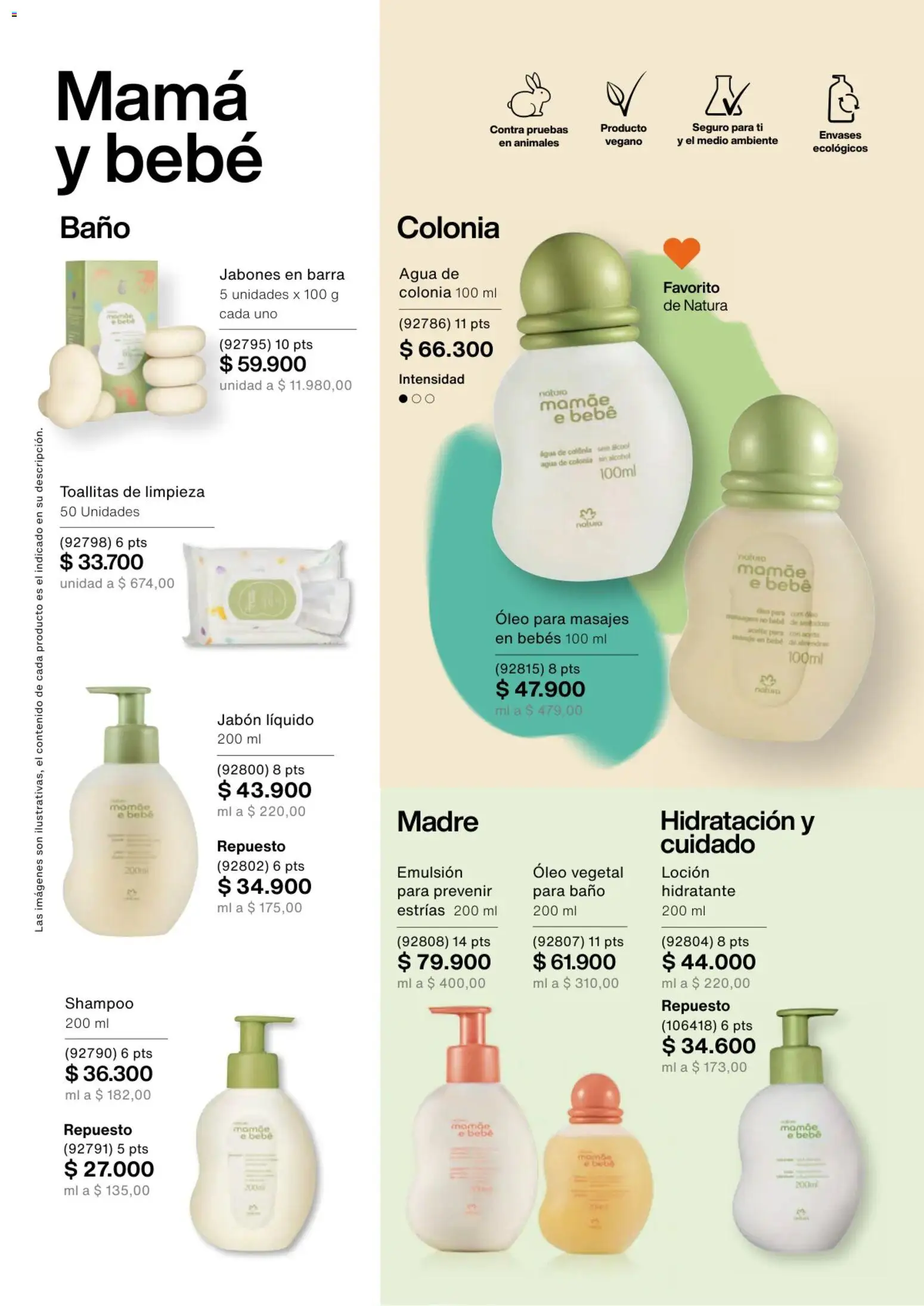 Natura revista - valida desde el 13.11.2025 | Página: 162 | Productos: Loción, Baño, Jabón, Aceite
