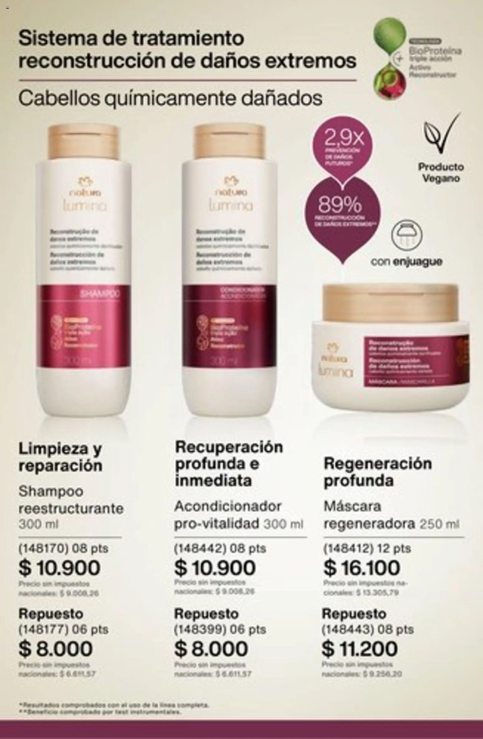 Catálogo Natura Ciclo 16/2025 │ válido desde el 01.11.2025 | Página: 252 | Productos: Máscara, Shampoo, Acondicionador