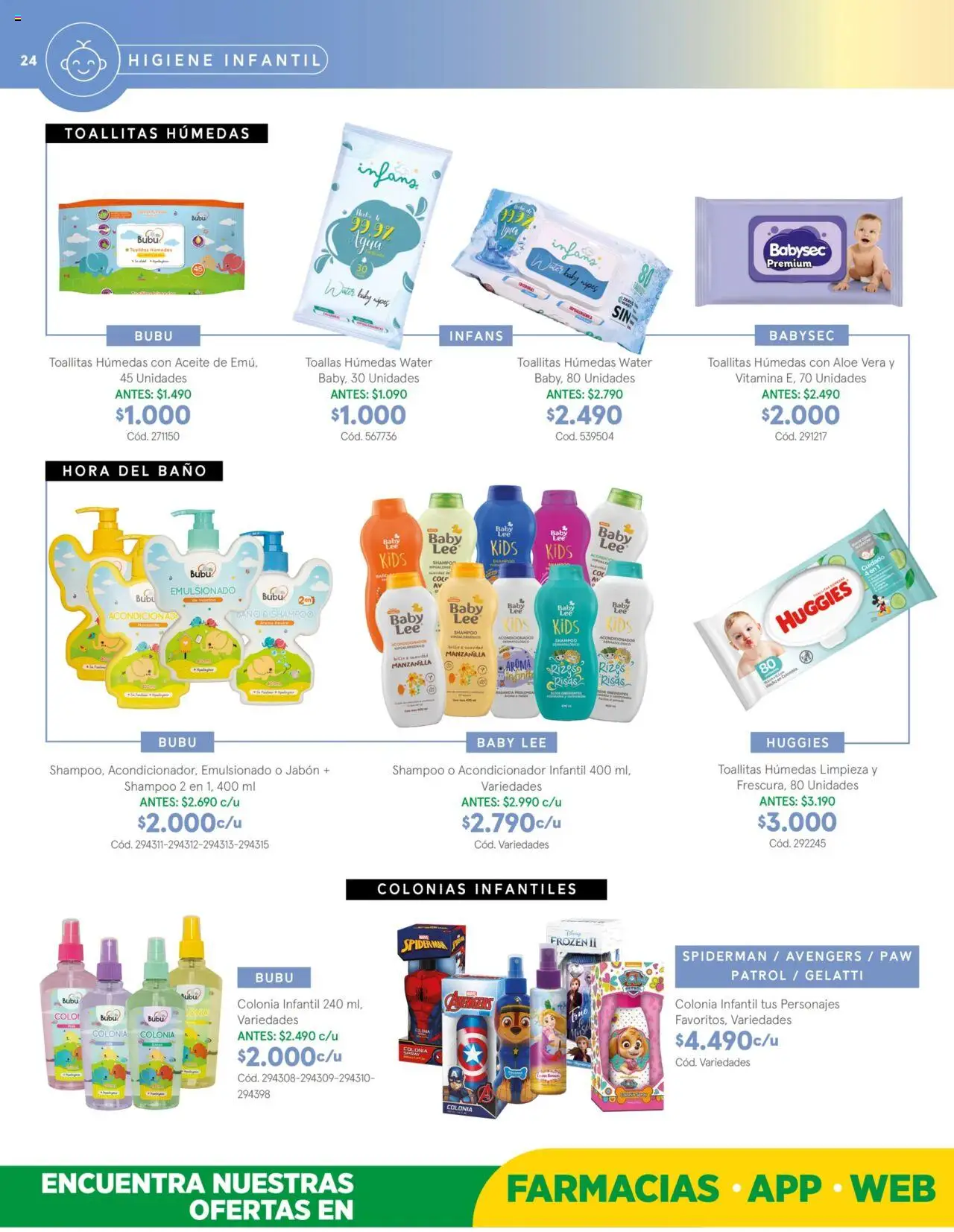 Cruz Verde Descuentos │ válido desde el 04.06.2025 | Página: 24 | Productos: Baño, Toallas, Shampoo, Aceite