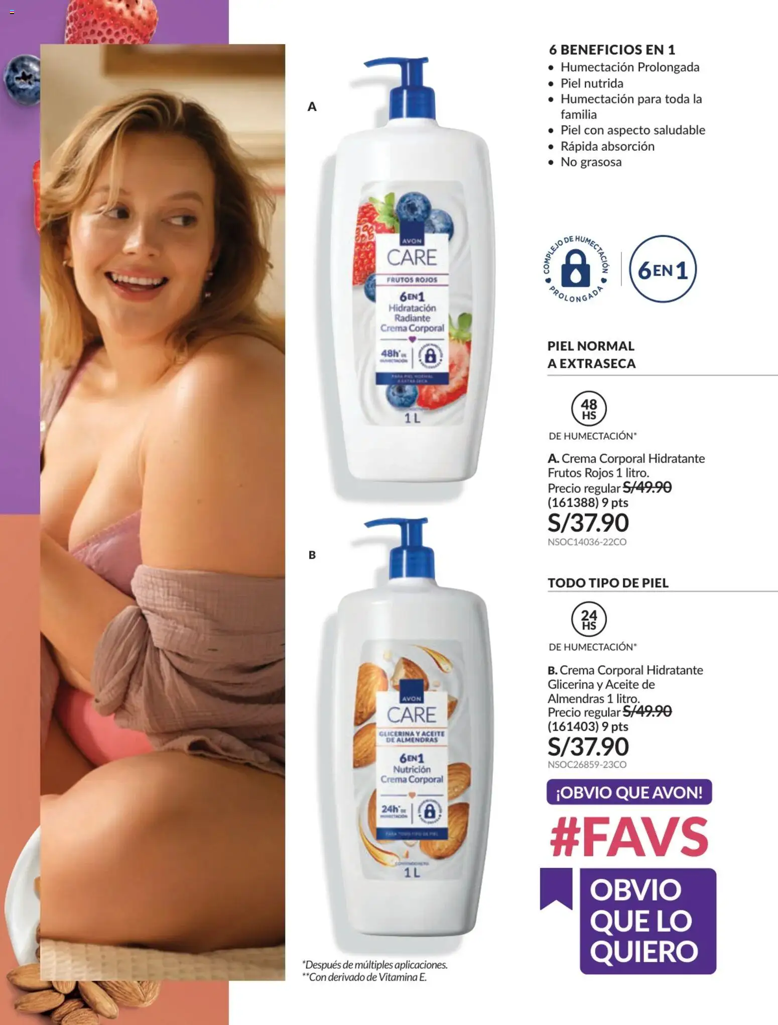 Catálogo Avon válido desde 31.01.2026 | Página: 125 | Productos: Aceite, Crema, Almendras