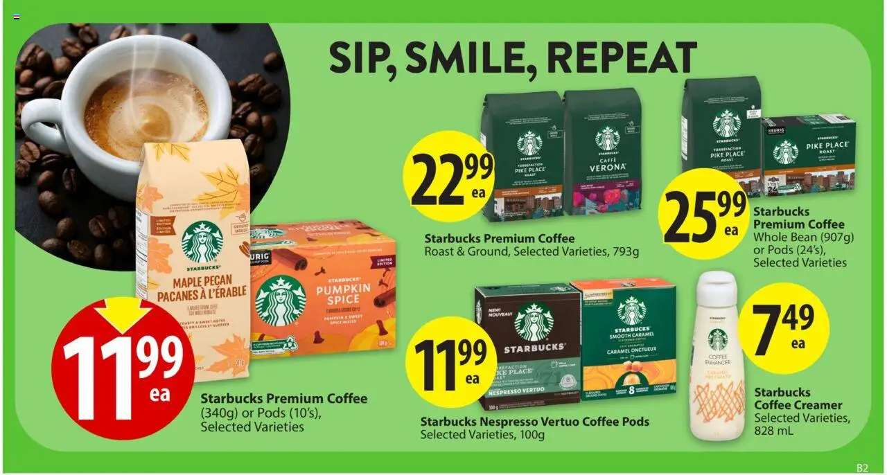 Save on foods flyer valid from 25.09.2025 | Page: 20 | Products: Coffee, Pumpkin