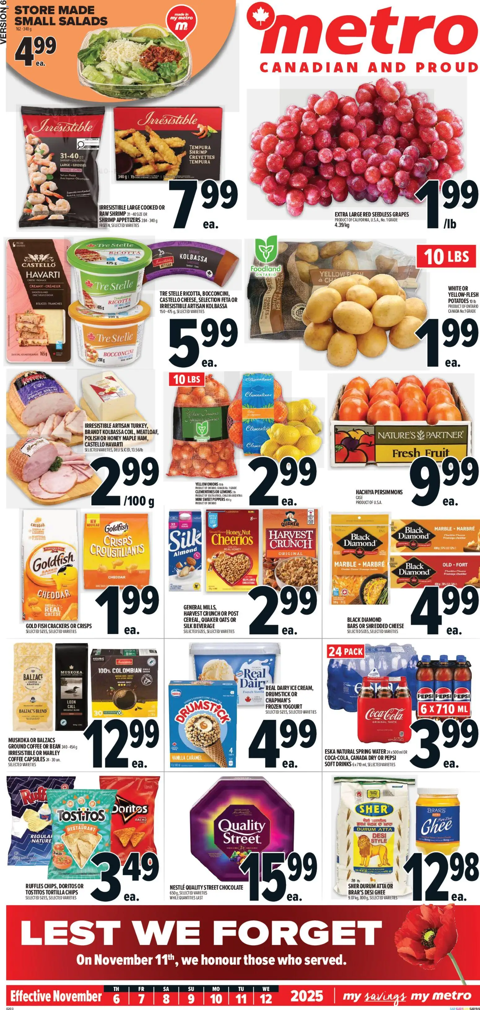 Metro flyer valid from 06.11.2025 | Page: 2 | Products: Potatoes, Case, Coffee, Chocolate