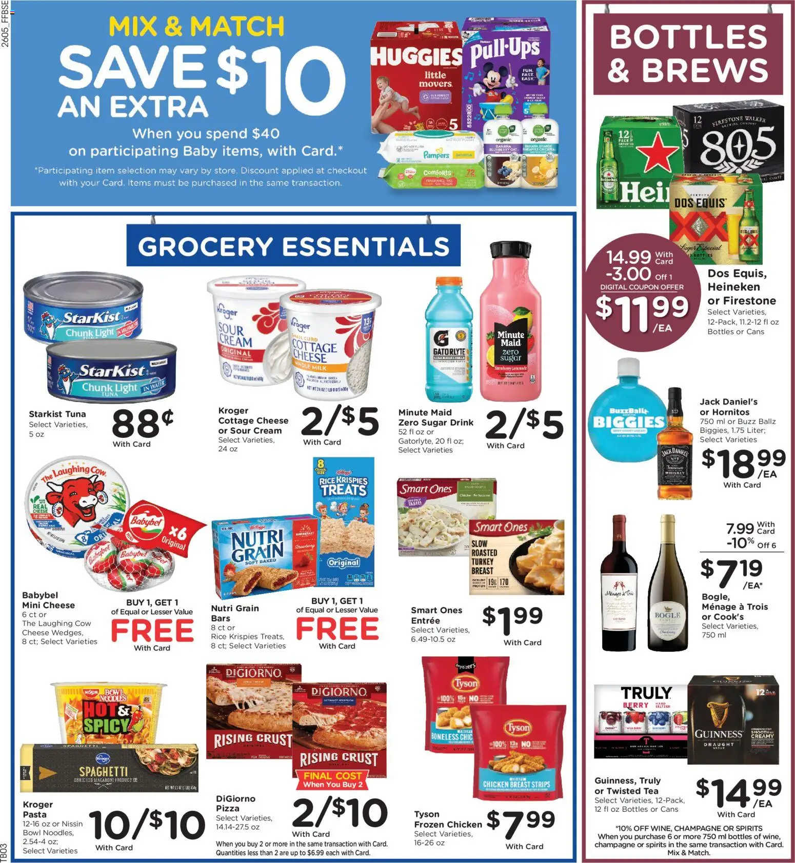 Fry's Food Weekly Ad - valid from 04.03.2026 | Page: 6 | Products: Milk, Rice, Sour cream, Cream