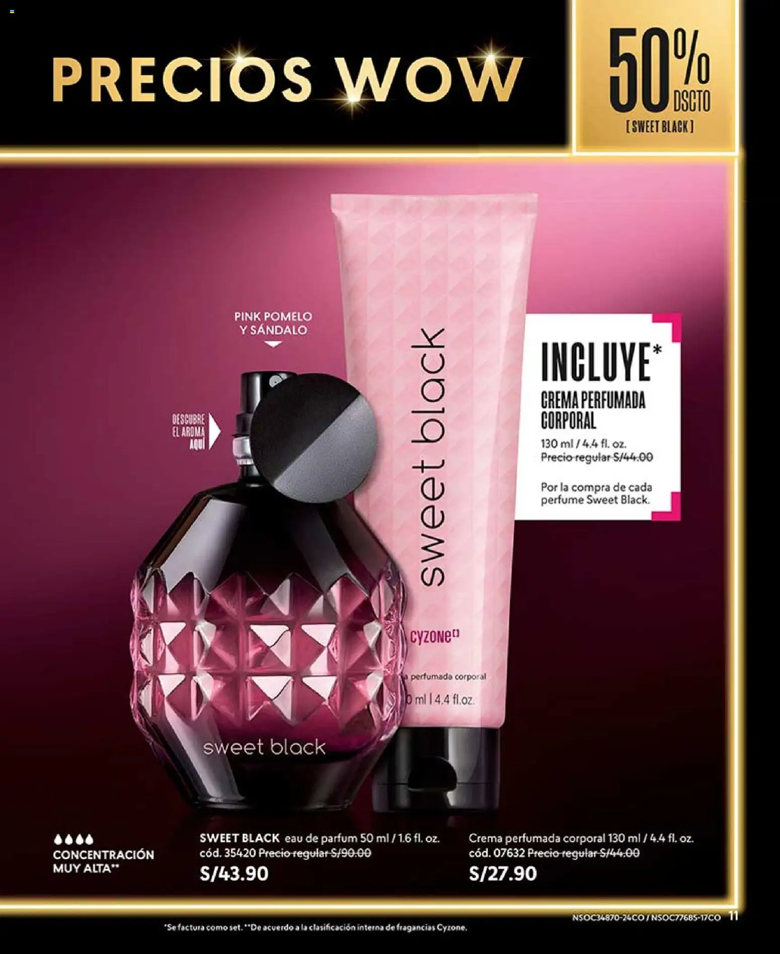 Catálogo CyZone válido desde 04.04.2026 | Página: 11 | Productos: Crema, Perfume