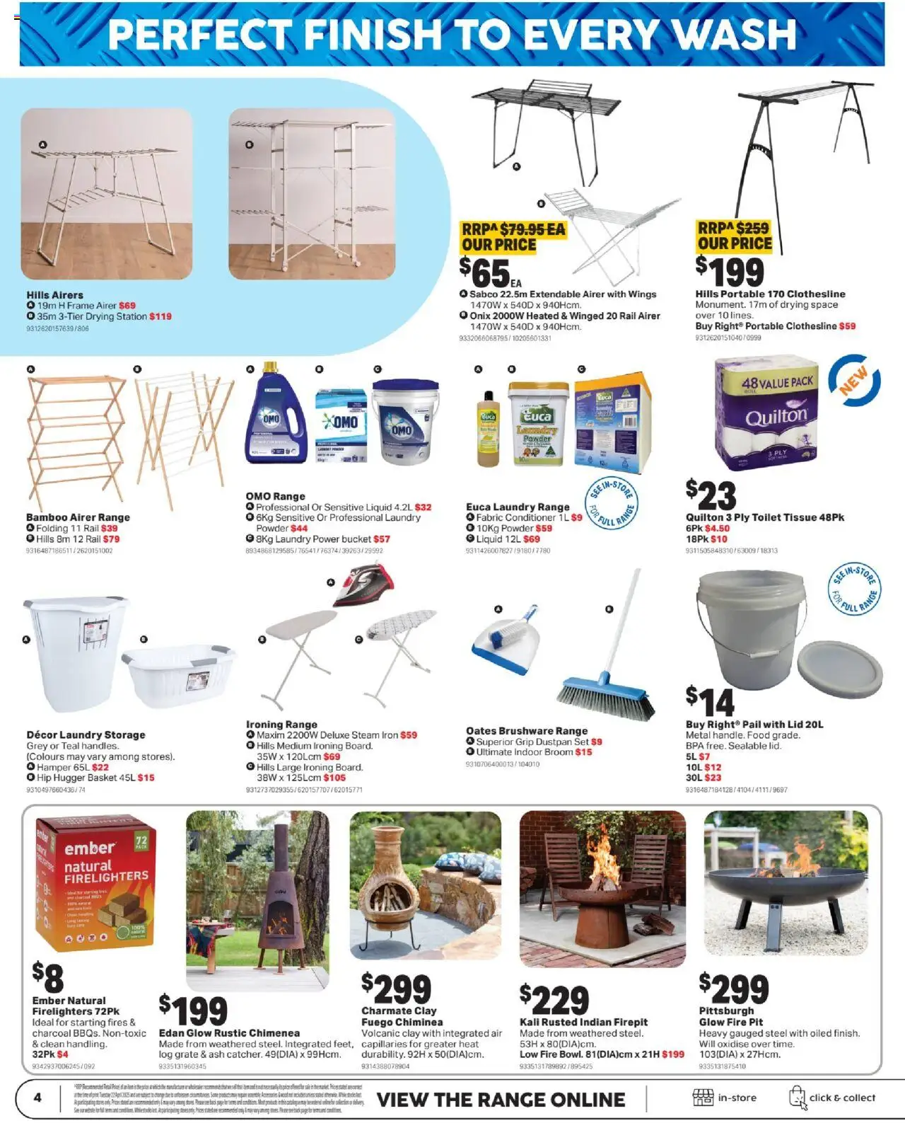 Mitre 10 catalogue - valid from 28.05.2025 | Page: 4 | Products: Bucket, Basket, Dustpan, Iron