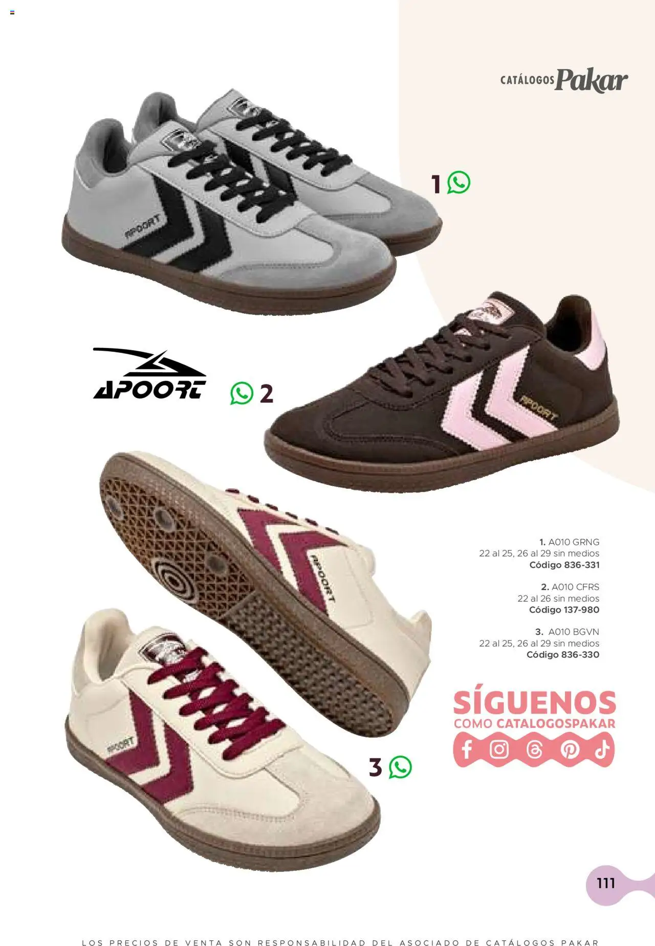 Nuevas ofertas de SC Pakar válidas en toda la República Mexicana desde el 24.07.2025. ¡Encuentra las mejores ofertas en SC Pakar - Catálogo Casual otoño / invierno! | Página: 111