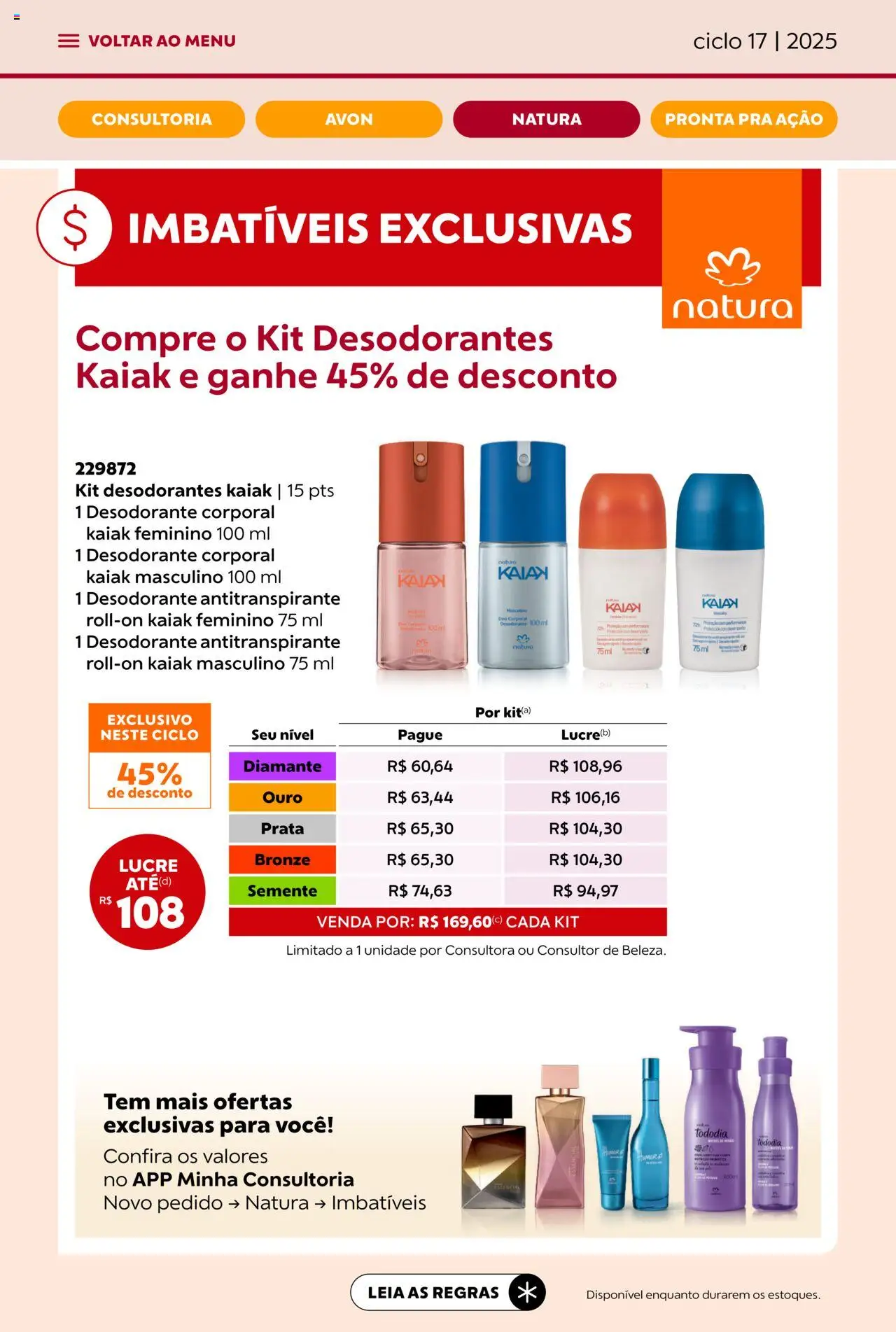 Avon Folheto - válido de 07.10.2025 | Página: 36 | Produtos: Desodorante