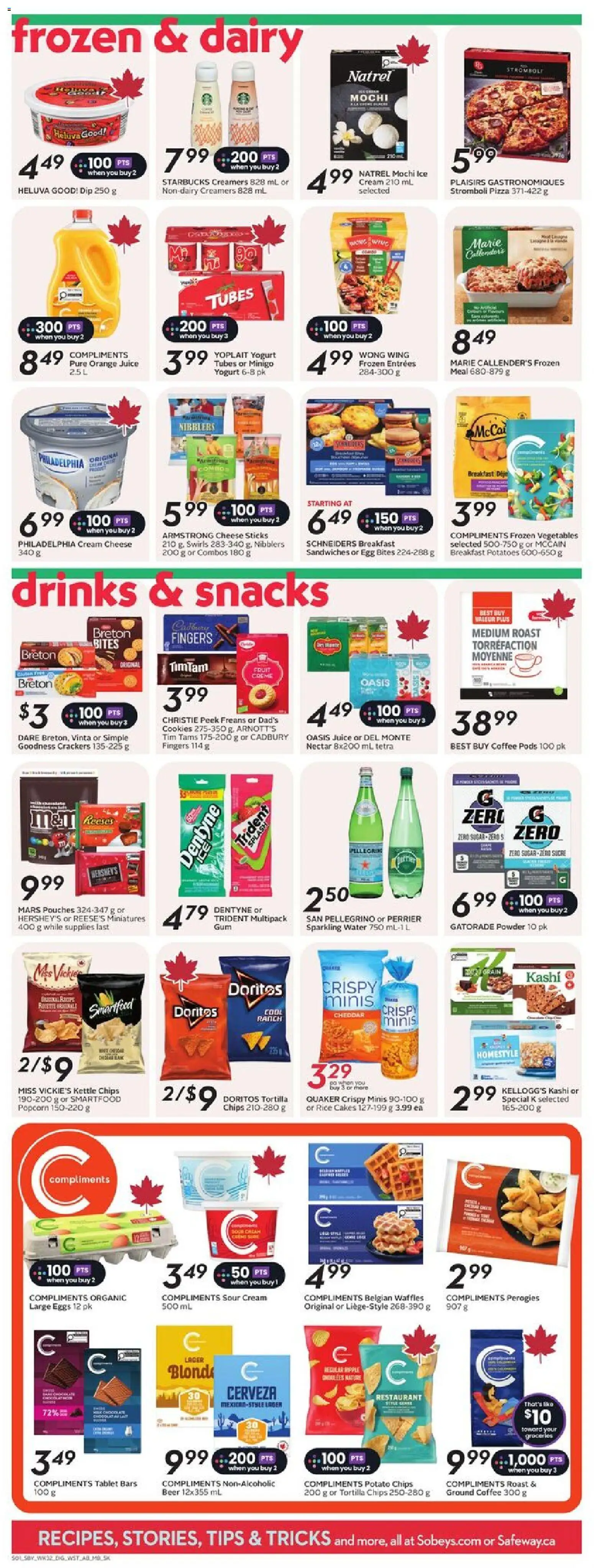 Safeway flyer valid from 04.12.2025 | Page: 11 | Products: Rice, Powder, Cheese, Eggs