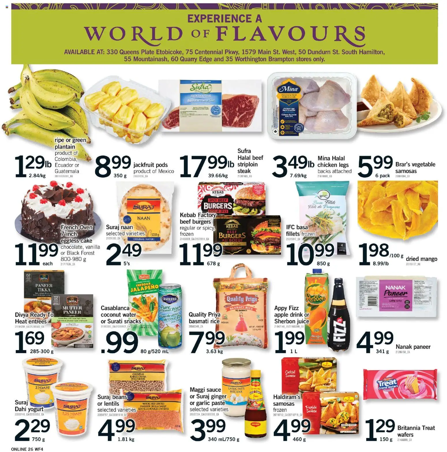 Fortinos flyer valid from 30.04.2026 | Page: 26 | Products: Rice, Yogurt, Juice, Chicken