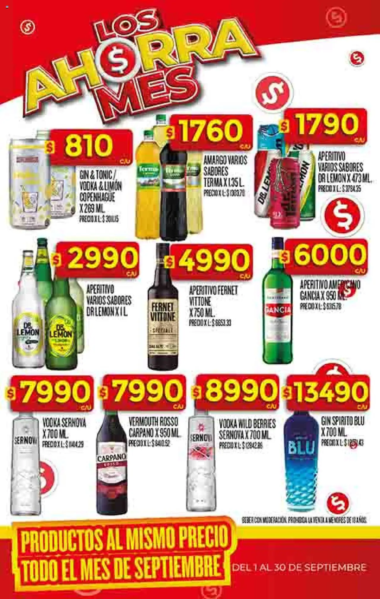 Dia - Ofertas - Salta y Jujuy │ válido desde el 17.09.2025 | Página: 42 | Productos: Vodka, Gin, Fernet