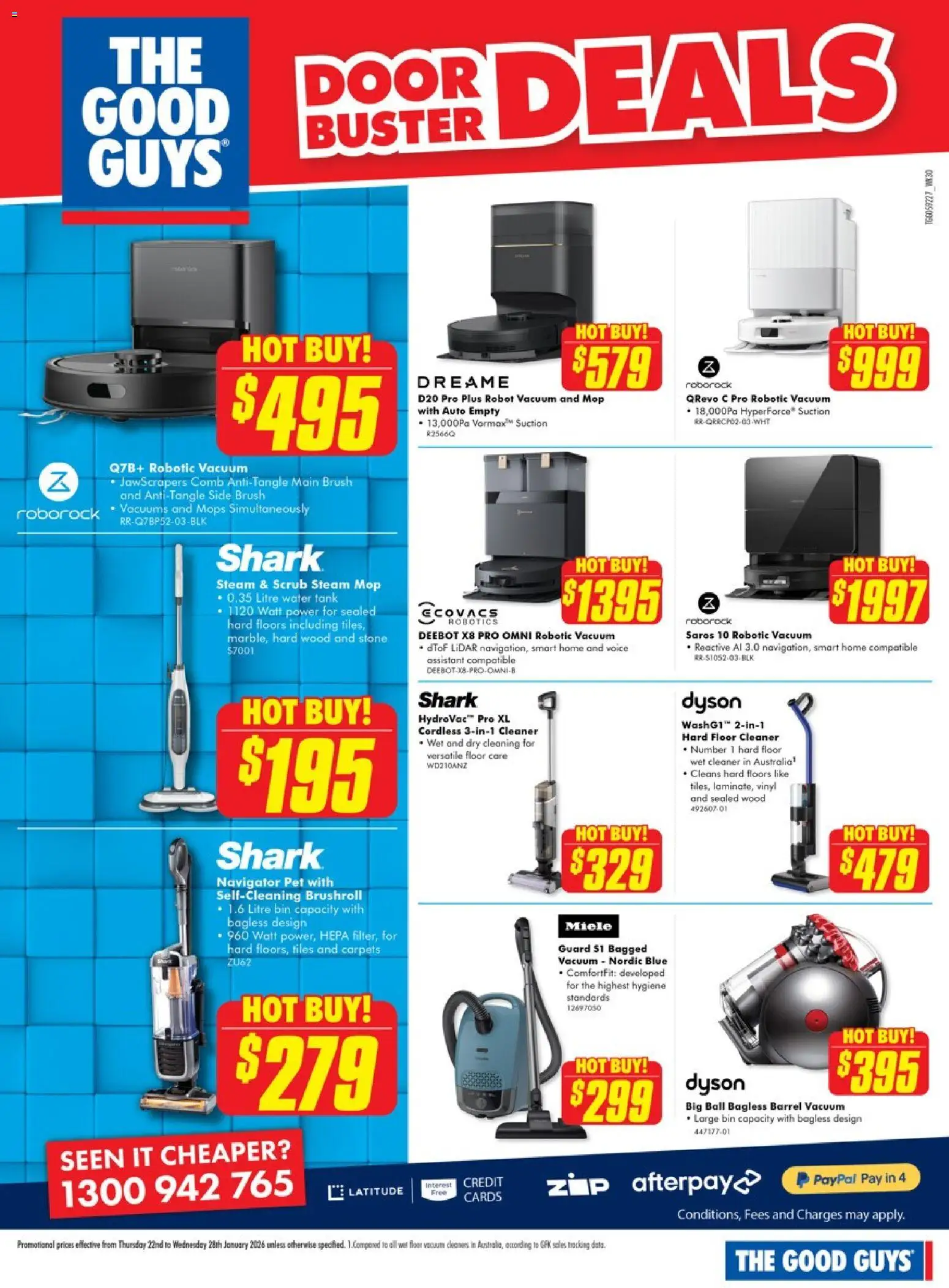 The Good Guys catalogue - valid from 21.01.2026 | Page: 13 | Products: Door, Brush, Cleaner, Water