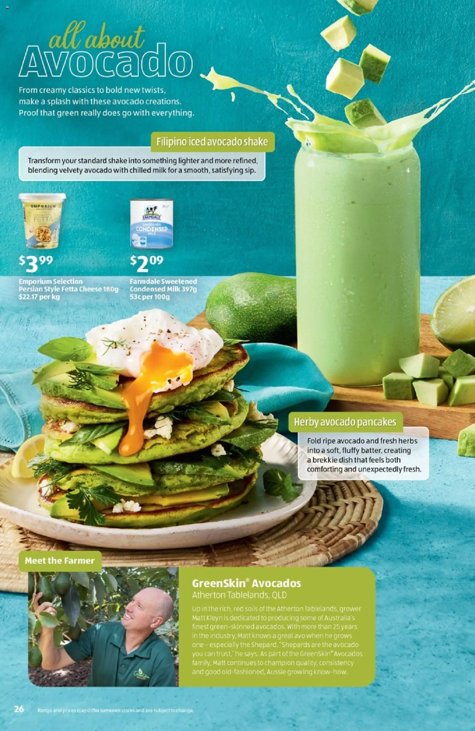 Aldi catalogue - valid from 11.03.2026 | Page: 26 | Products: Milk, Cheese, Avocado