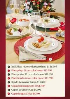 Vista previa Jumbo - Deco Navidad válido desde el 05.11.2025 | Página: 22 | Productos: Bowl, Individual, Agua, Vino