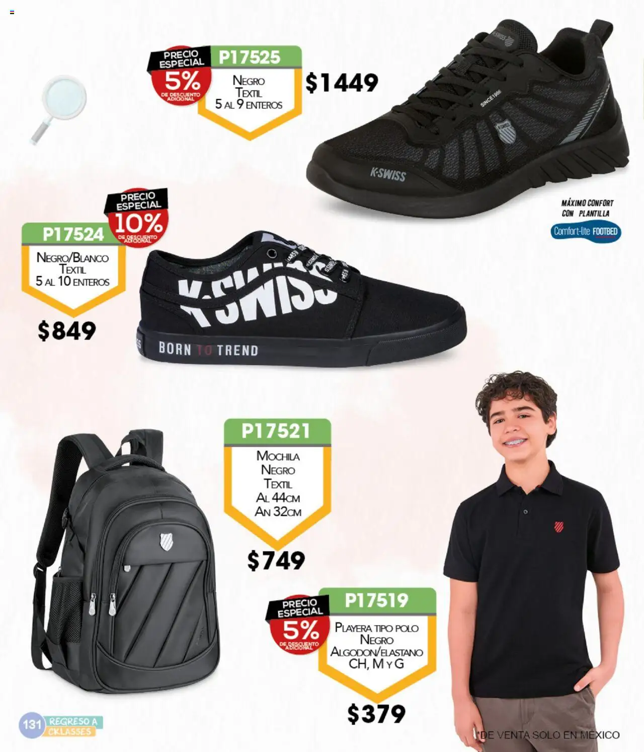 Nuevas ofertas de Cklass válidas en toda la República Mexicana desde el 08.09.2025. ¡Encuentra las mejores ofertas en Cklass - Catálogo Regreso a Clases! | Página: 132 | Productos: Mochila, Playera