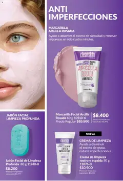 Catálogo AVON Campaña 10B │ válido desde el 03.06.2025 | Página: 104 | Productos: Mascarilla, Crema de limpieza, Jabón, Crema