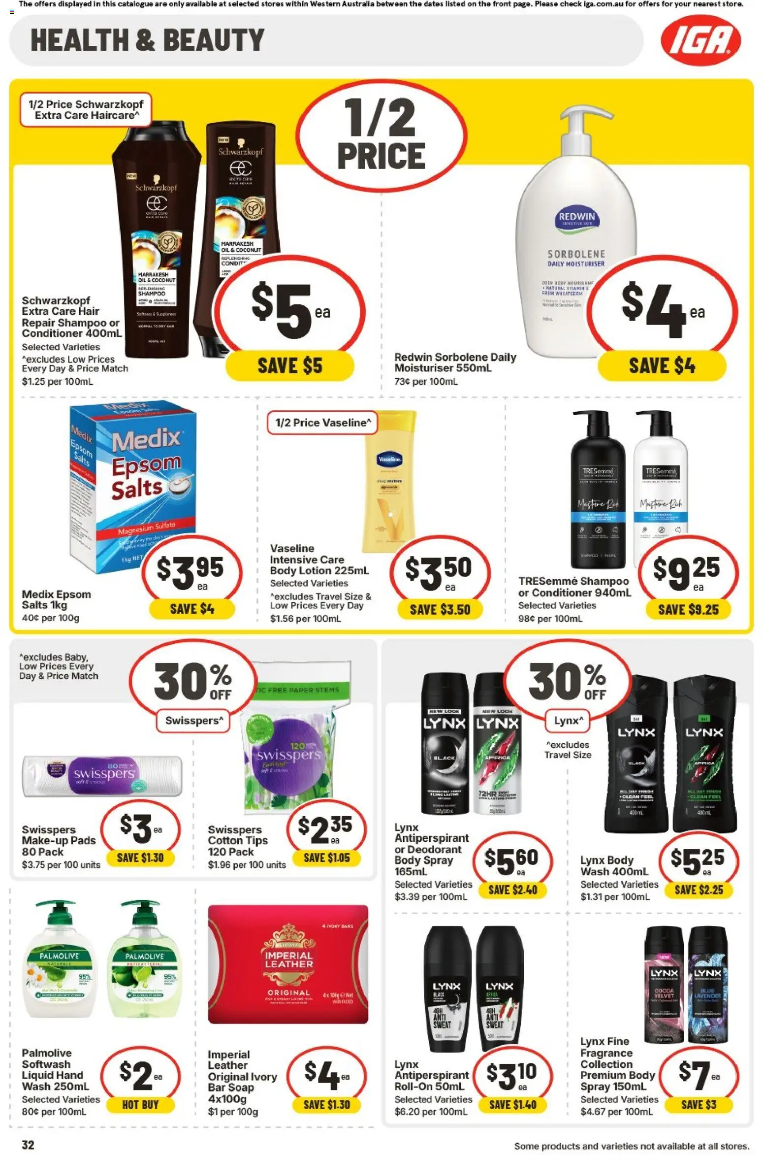 IGA catalogue - valid from 25.02.2026 | Page: 32 | Products: Fragrance, Cocoa, Oil, Moisturiser