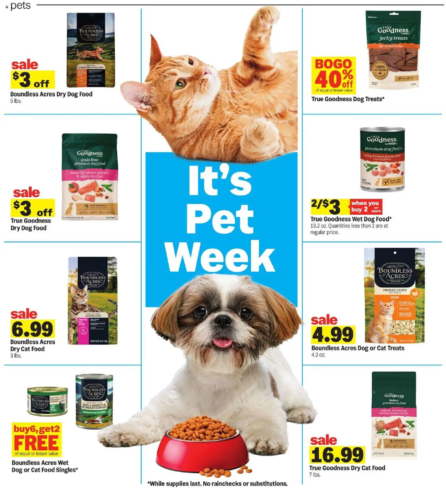 Meijer Weekly Ad - valid from 14.01.2026 | Page: 28 | Products: Dog Food, Cat Food, Rice
