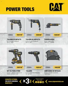 Vista previa de Infra catálogo Productos y accesorios para el soldador, nuevo folleto de la tienda, válido en México a partir del 07.01.2025 | Página: 15 | Productos: Taladro