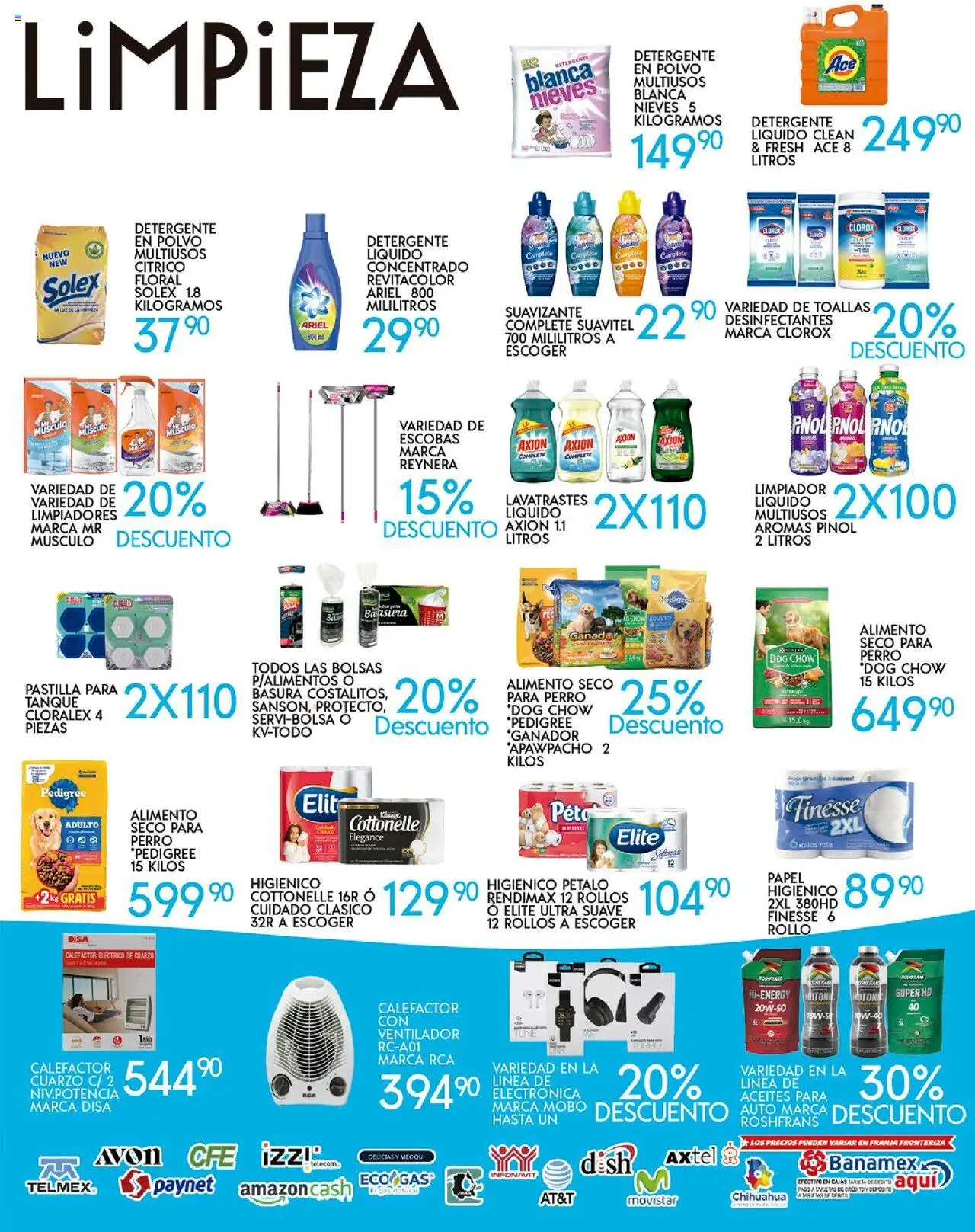 Nuevas ofertas de Alsuper válidas en toda la República Mexicana desde el 07.10.2025. ¡Encuentra las mejores ofertas en Alsuper - Folleto Chihuahua Estado! | Página: 5 | Productos: Detergente, Ventilador, Suavizante, Papel higiénico