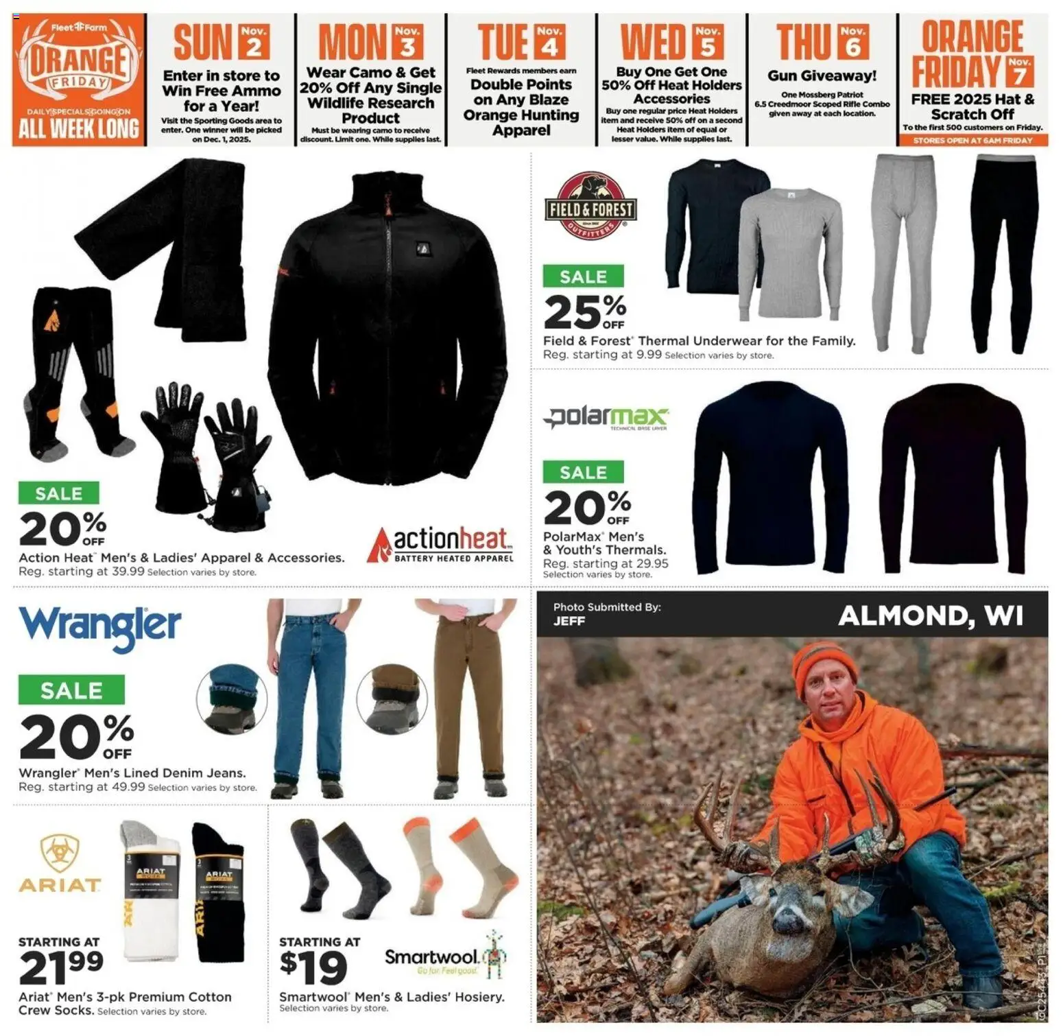Mills Fleet Farm Hunt Week Rapid City - valid from 30.10.2025 | Page: 19 | Products: Battery, Hat, Gun, Ammo