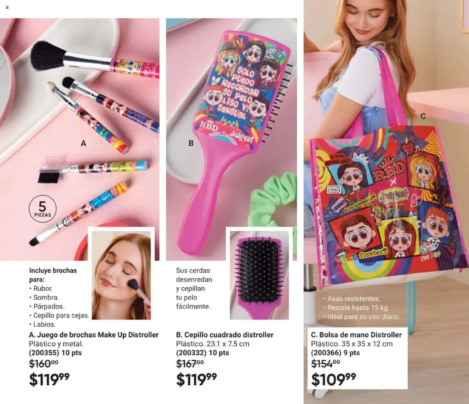 Nuevas ofertas de AVON válidas en toda la República Mexicana desde el 28.11.2025. ¡Encuentra las mejores ofertas en AVON Casa & Estilo 18 2025! | Página: 147 | Productos: Bolsa, Cepillo, Juego