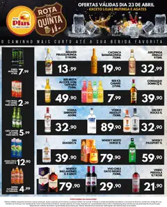 Rede Plus Supermercados - Ofertas da semana - Pré-Visualização do folheto da loja Rede Plus Supermercados, válido de 22.04.2026 | Página: 4 | Produtos: Cachaça, Vinho, Vodka, Monster