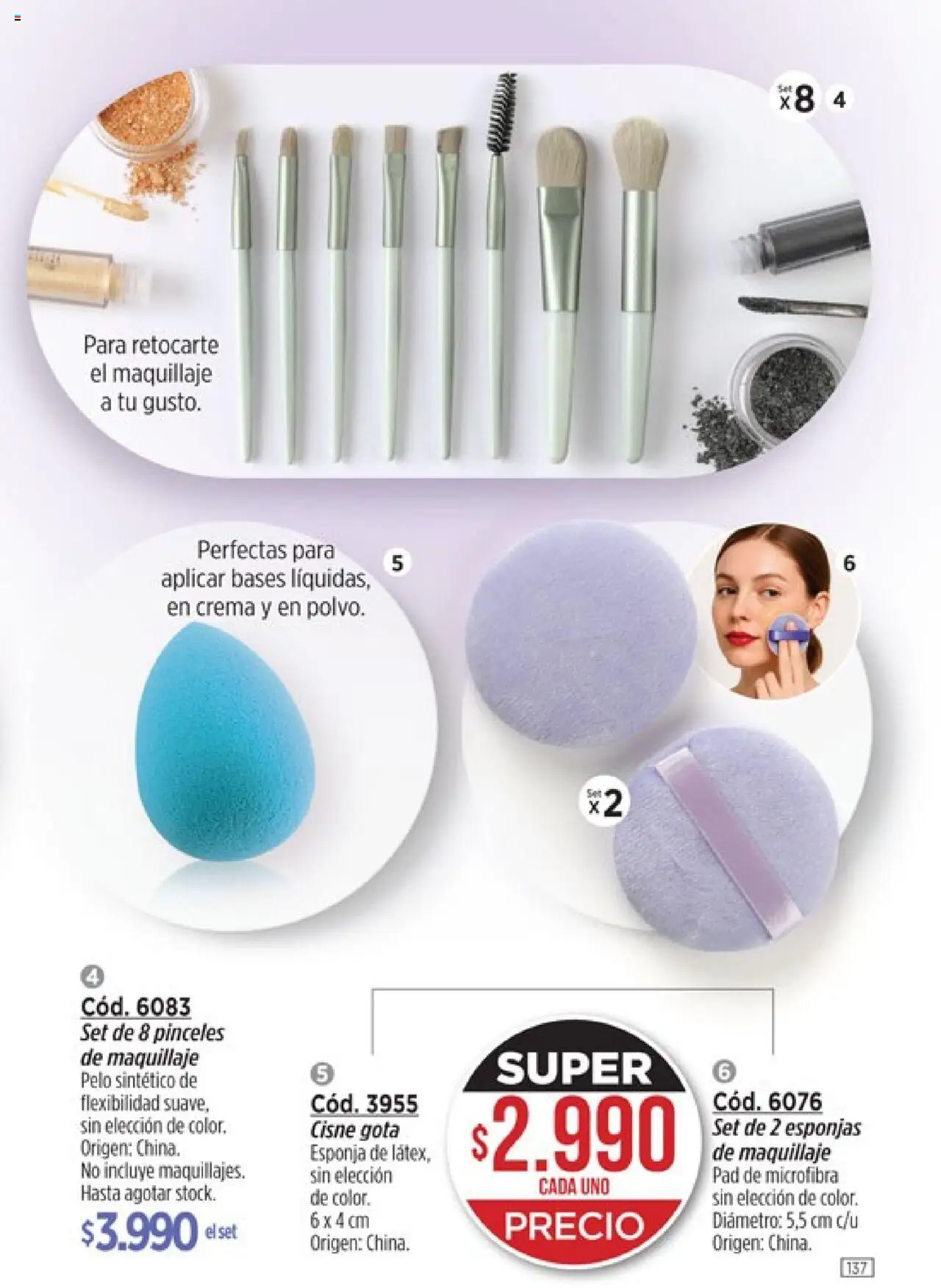 Catálogo Amodil Campaña 12 │ válido desde el 26.06.2025 | Página: 137 | Productos: Maquillaje, Esponja, Crema