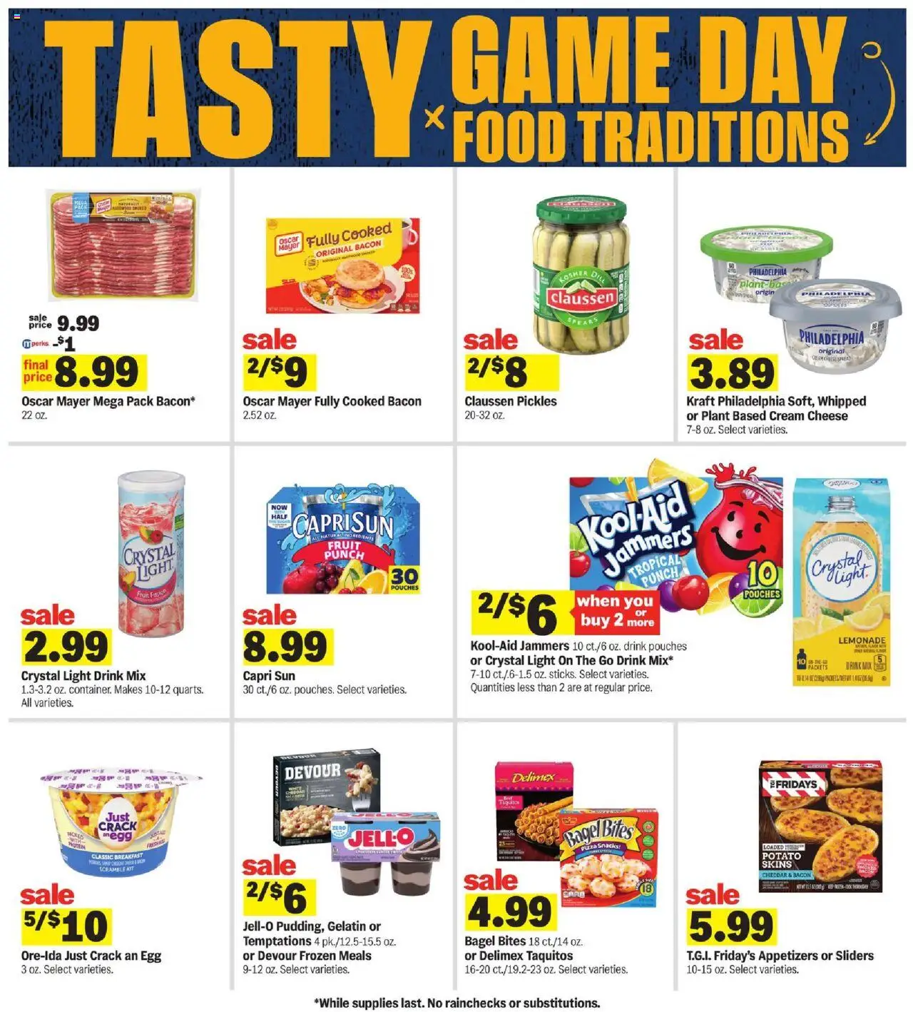 Meijer Weekly Ad - MI - valid from 01.10.2025 | Page: 33 | Products: Cheese, Pizza, Cream, Game