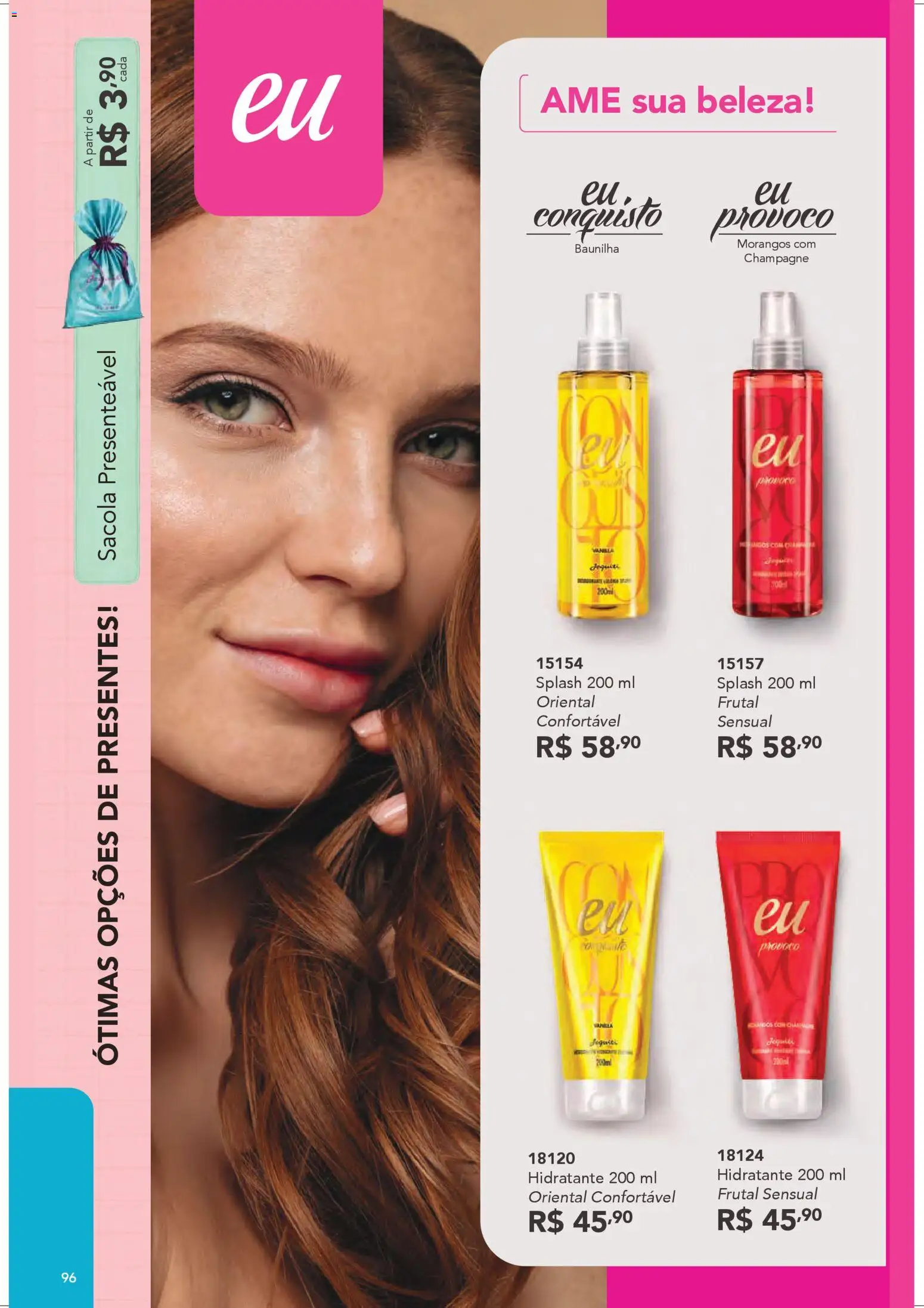 Jequiti Folheto - válido de 28.03.2026 | Página: 96 | Produtos: Champagne, Morangos