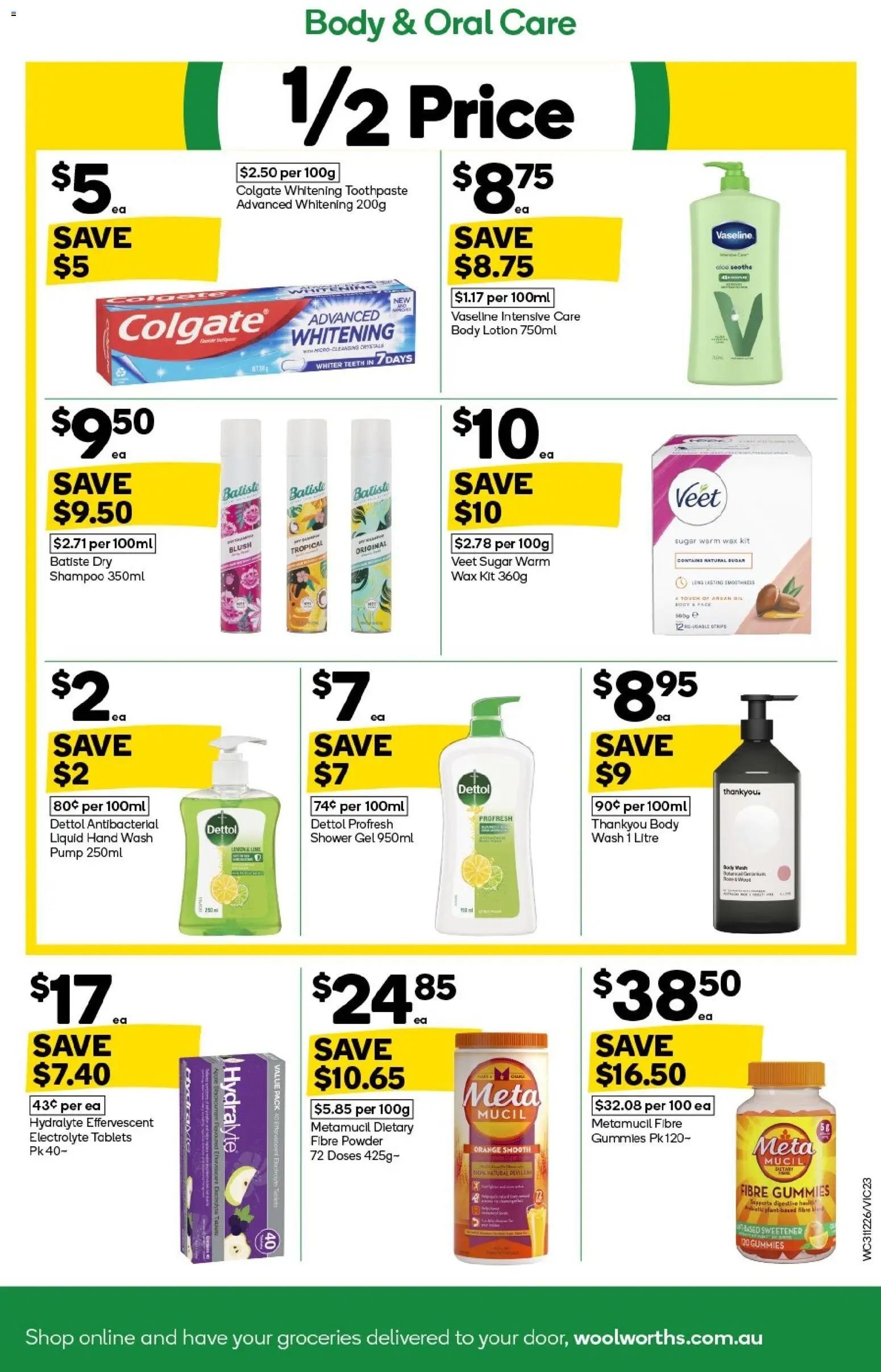 Woolworths catalogue - valid from 31.12.2025 | Page: 23 | Products: Plant, Shower gel, Toothpaste, Vaseline