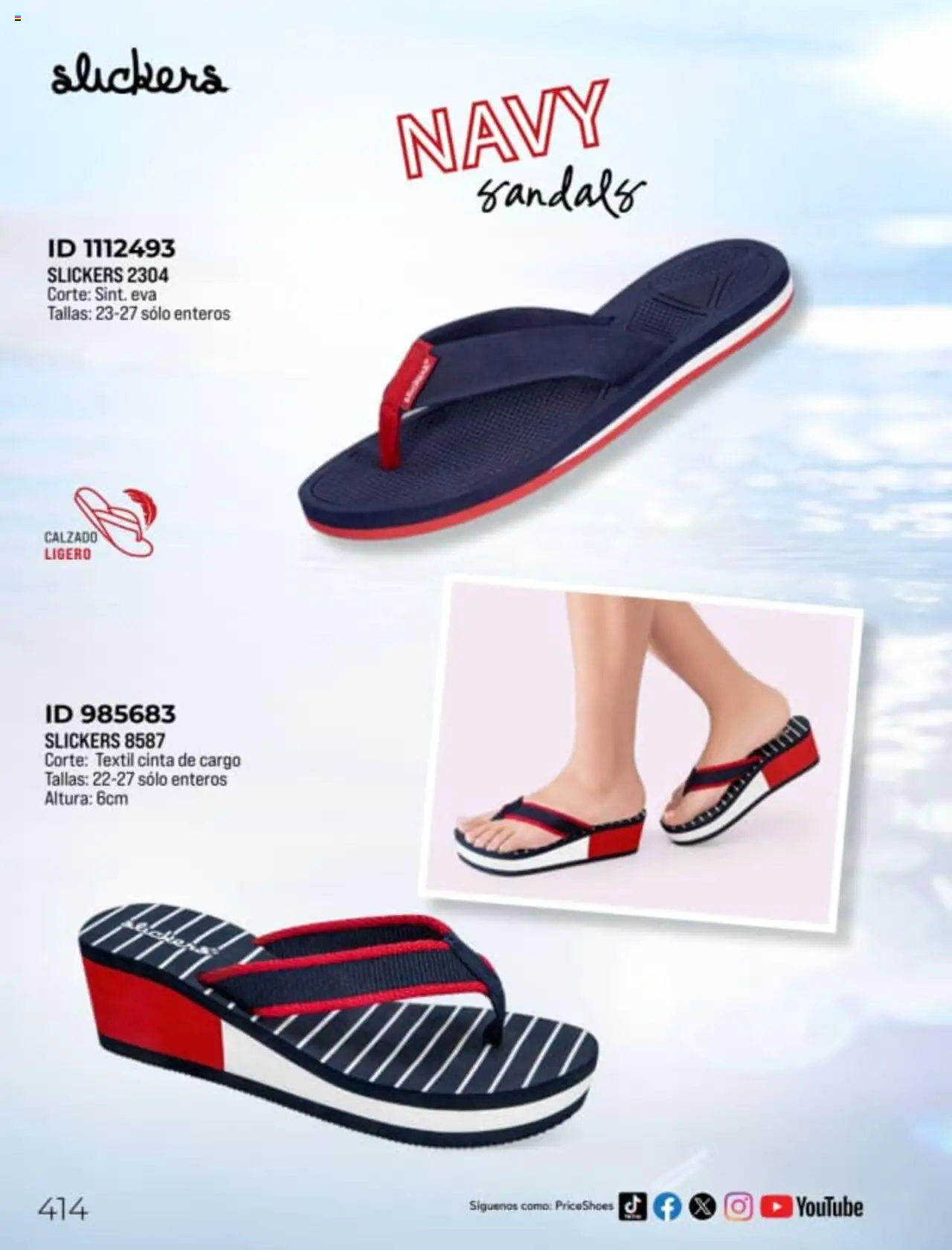 Nuevas ofertas de Price Shoes válidas en toda la República Mexicana desde el 27.01.2025. ¡Encuentra las mejores ofertas en Price Shoes catálogo Sandalias! | Página: 414 | Productos: Cinta