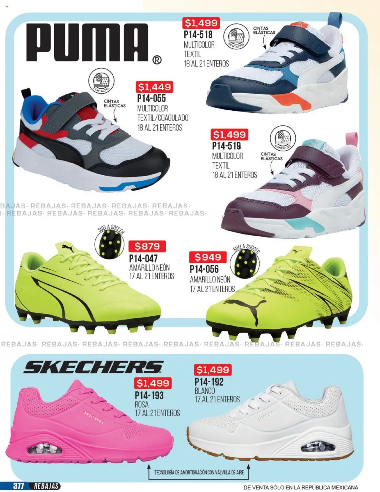 Nuevas ofertas de Cklass válidas en toda la República Mexicana desde el 23.06.2025. ¡Encuentra las mejores ofertas en Cklass catálogo Rebajas Sobre Calzado! | Página: 378 | Productos: Válvula